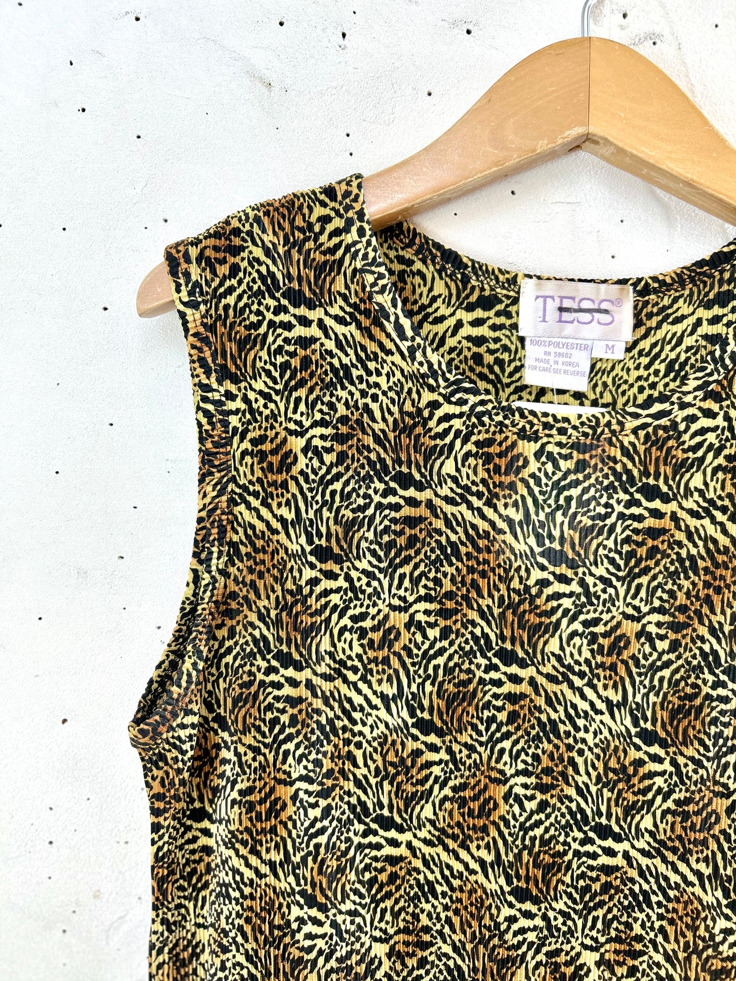 Vintage Pleats Tops [F30464]