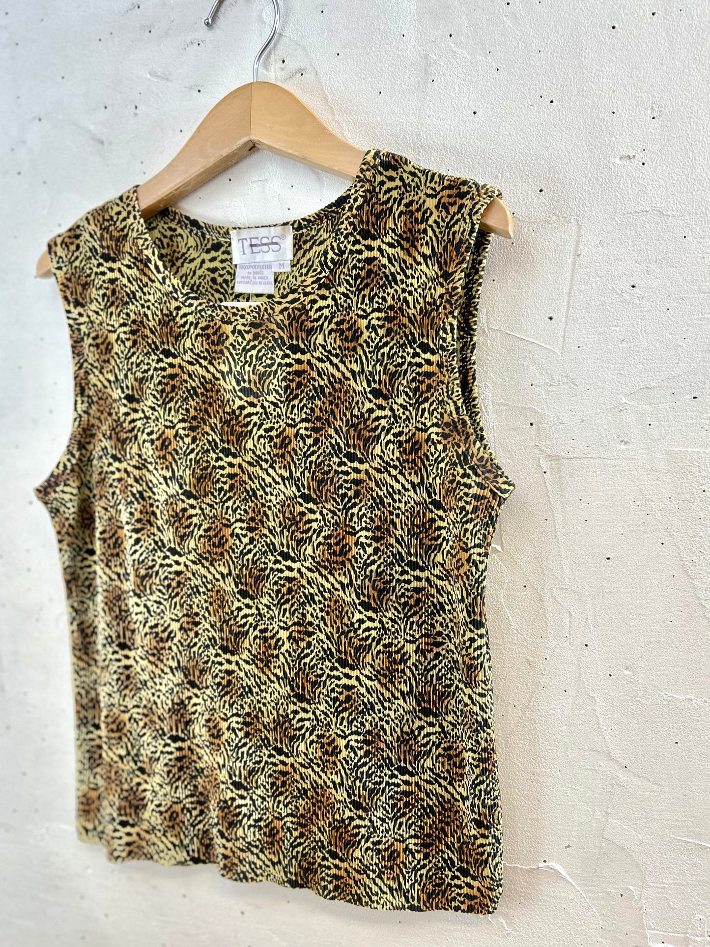 Vintage Pleats Tops [F30464]