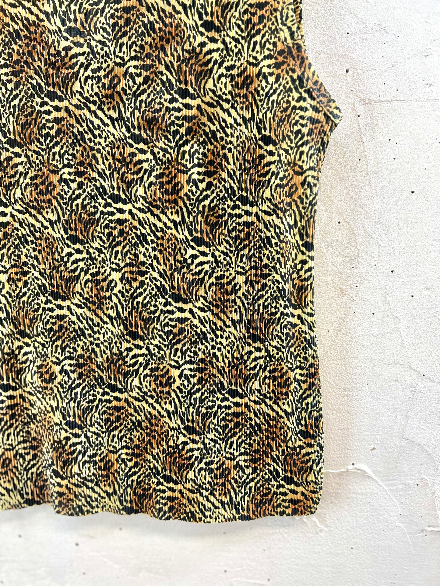 Vintage Pleats Tops [F30464]