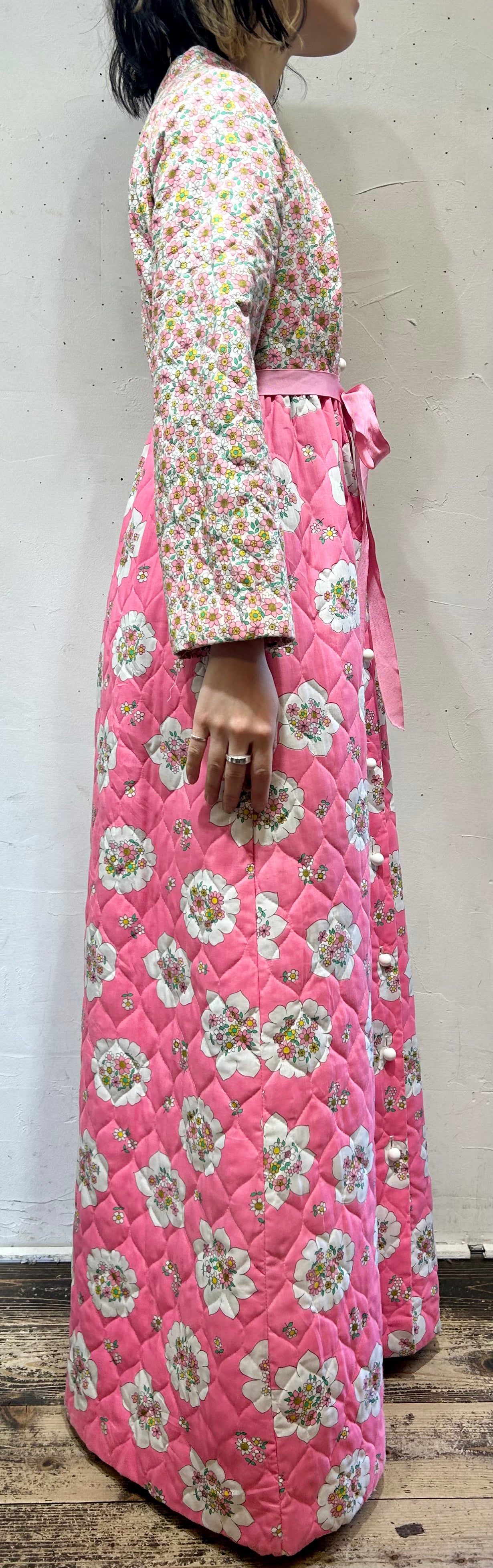 ’70s Quilting Dress  UNIONMADE [A25916]