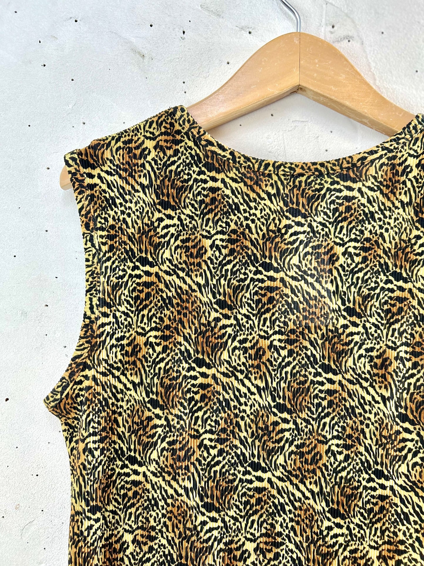 Vintage Pleats Tops [F30464]