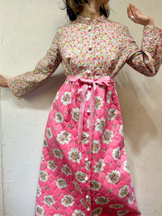 ’70s Quilting Dress  UNIONMADE [A25916]