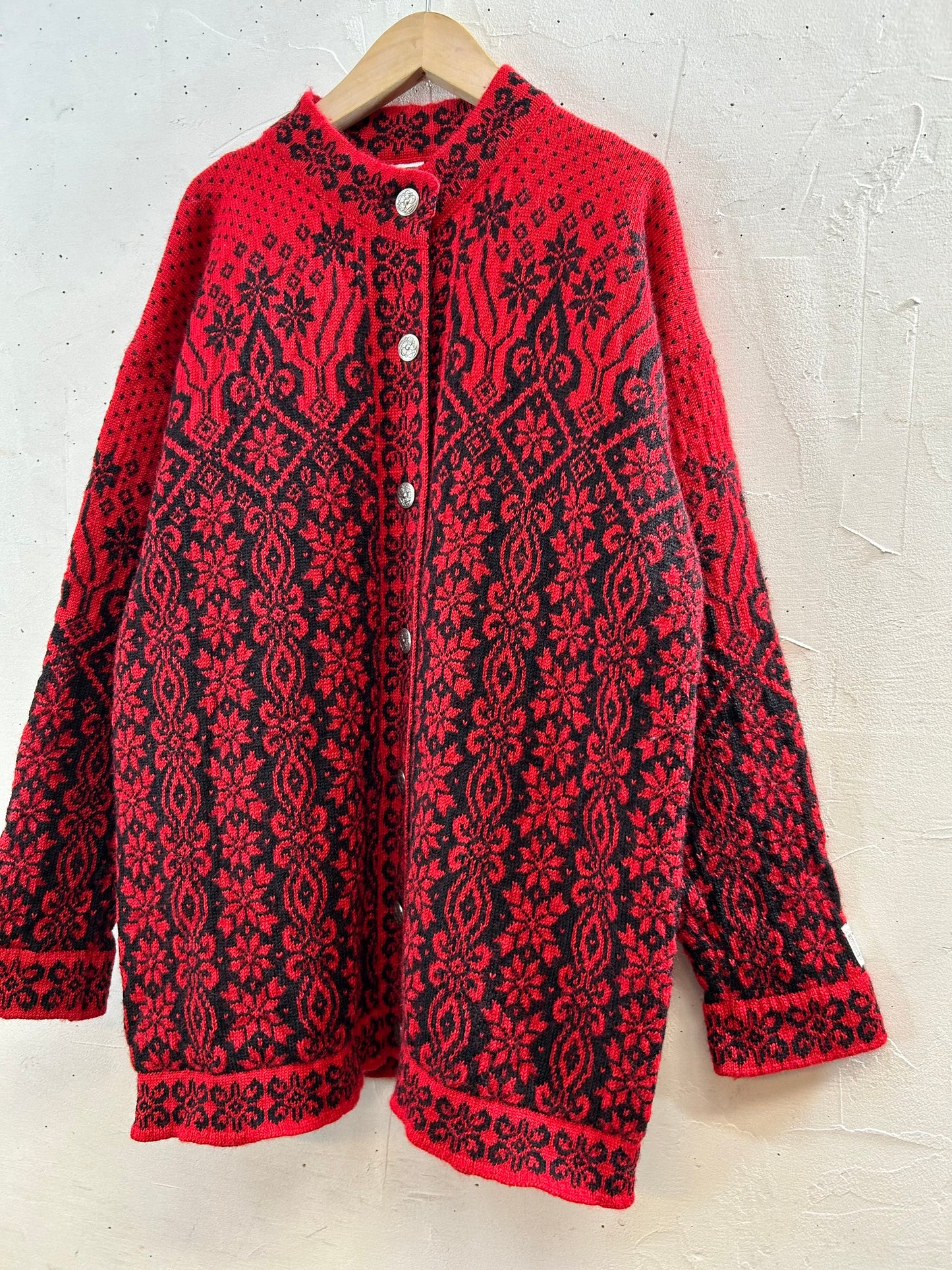 Vintage Nordic Knit Cardigan 〜DALE OF NORWAY〜 [K28954]