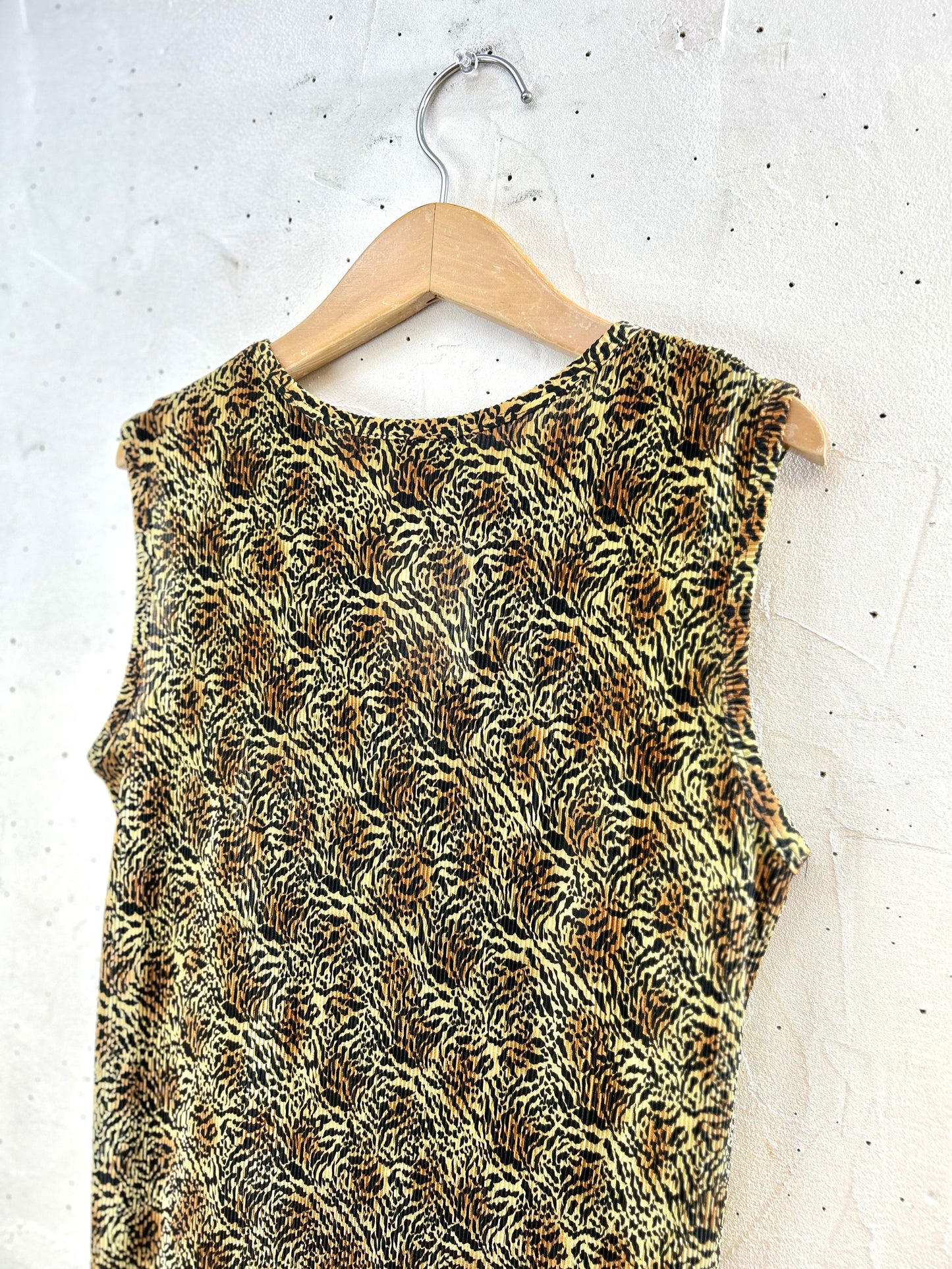 Vintage Pleats Tops [F30464]