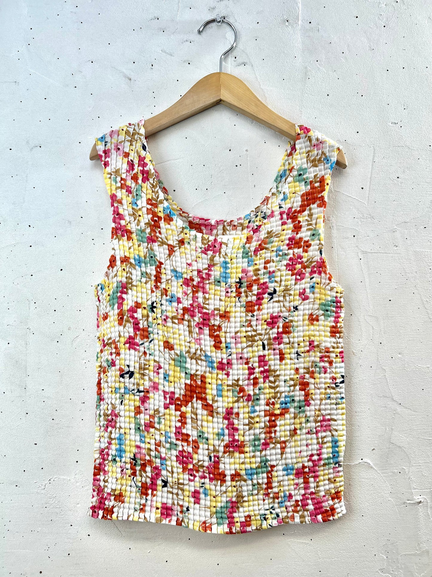 Vintage Pleats Tops [F30465]