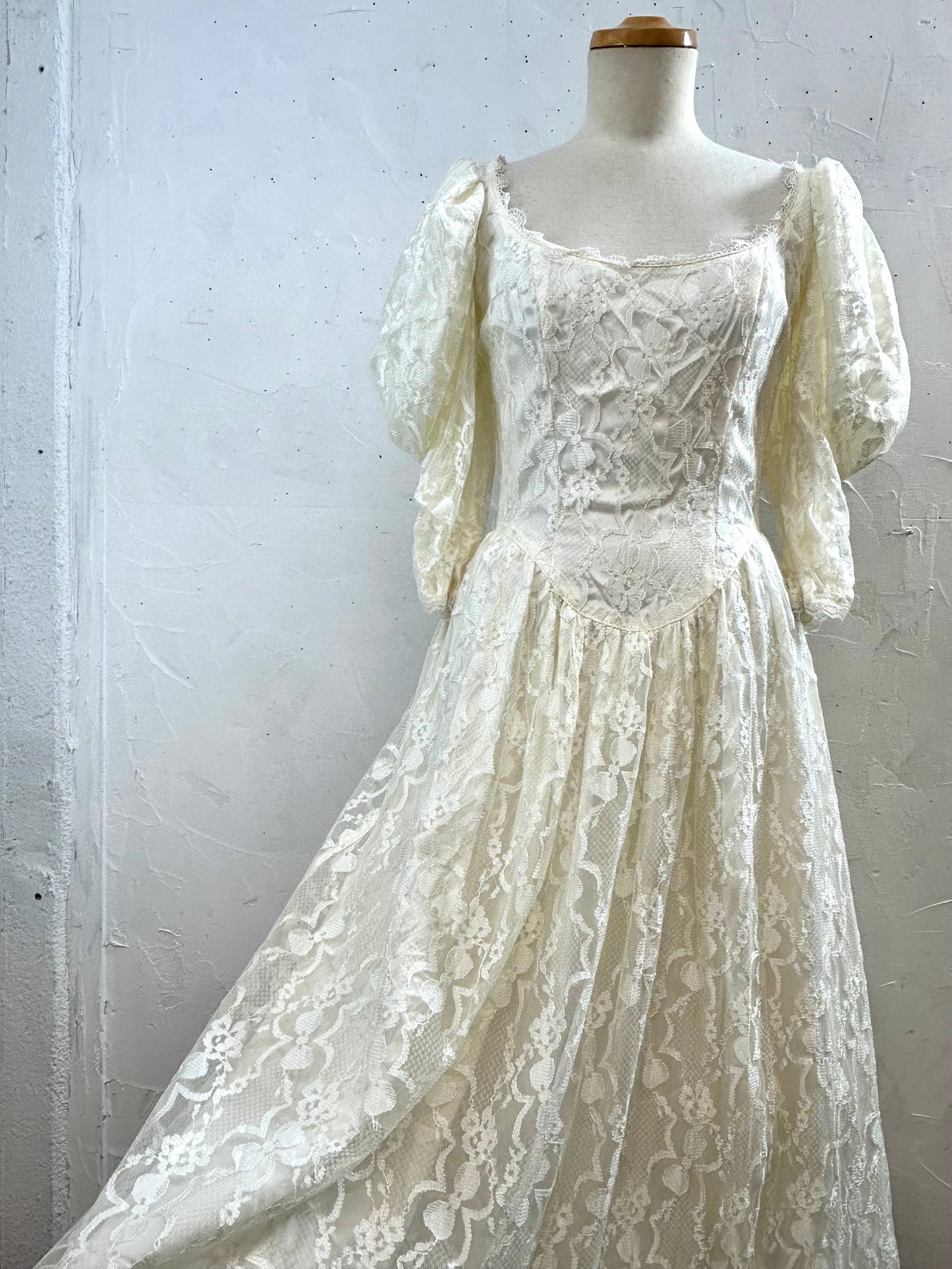 ’80s Vintage Dress 〜GUNNE SAX〜 [J28728]