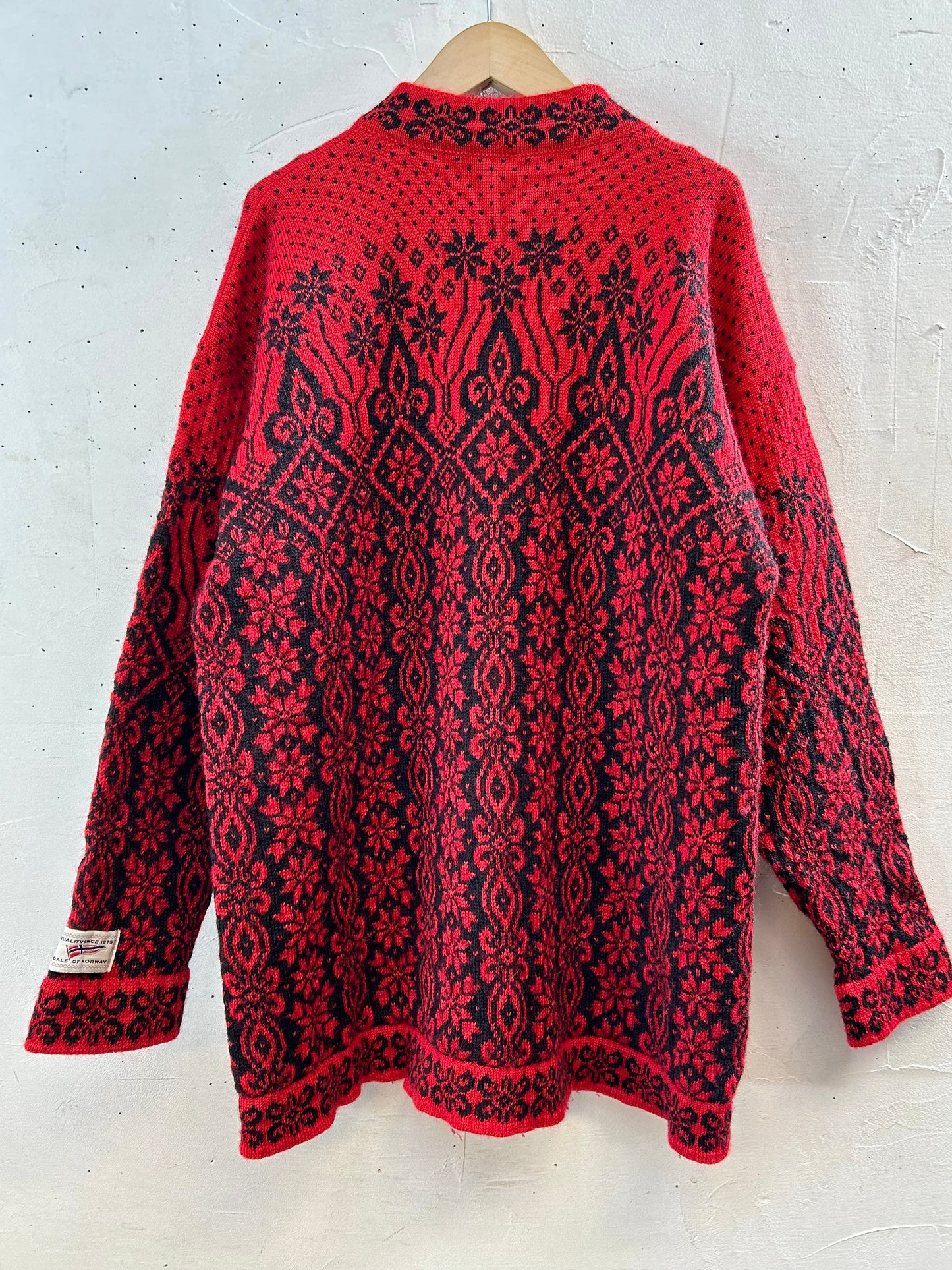 Vintage Nordic Knit Cardigan 〜DALE OF NORWAY〜 [K28954]