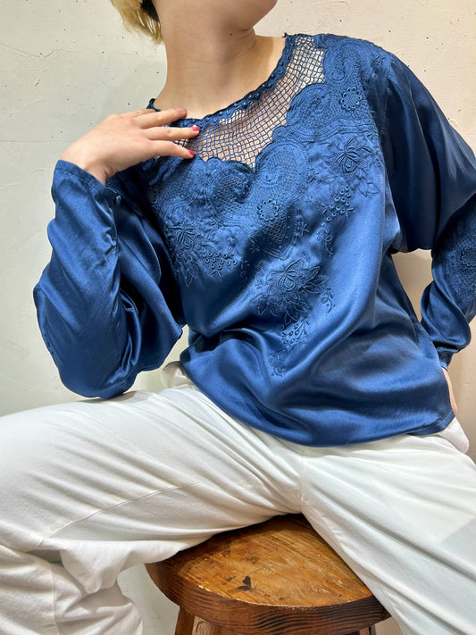 Vintage Silk Blouse [C26603]