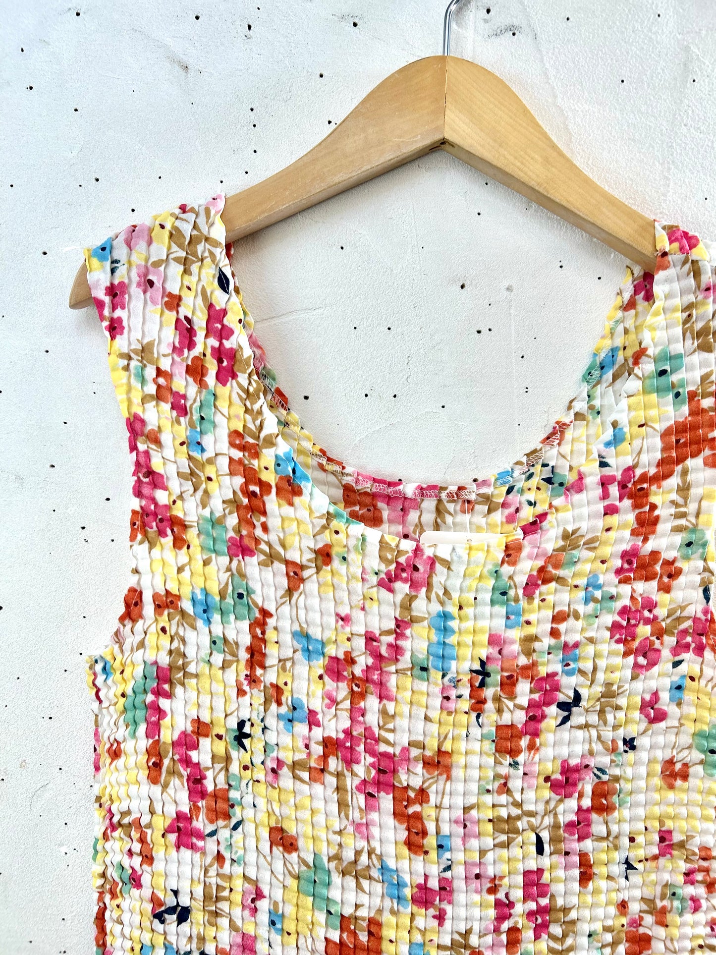 Vintage Pleats Tops [F30465]