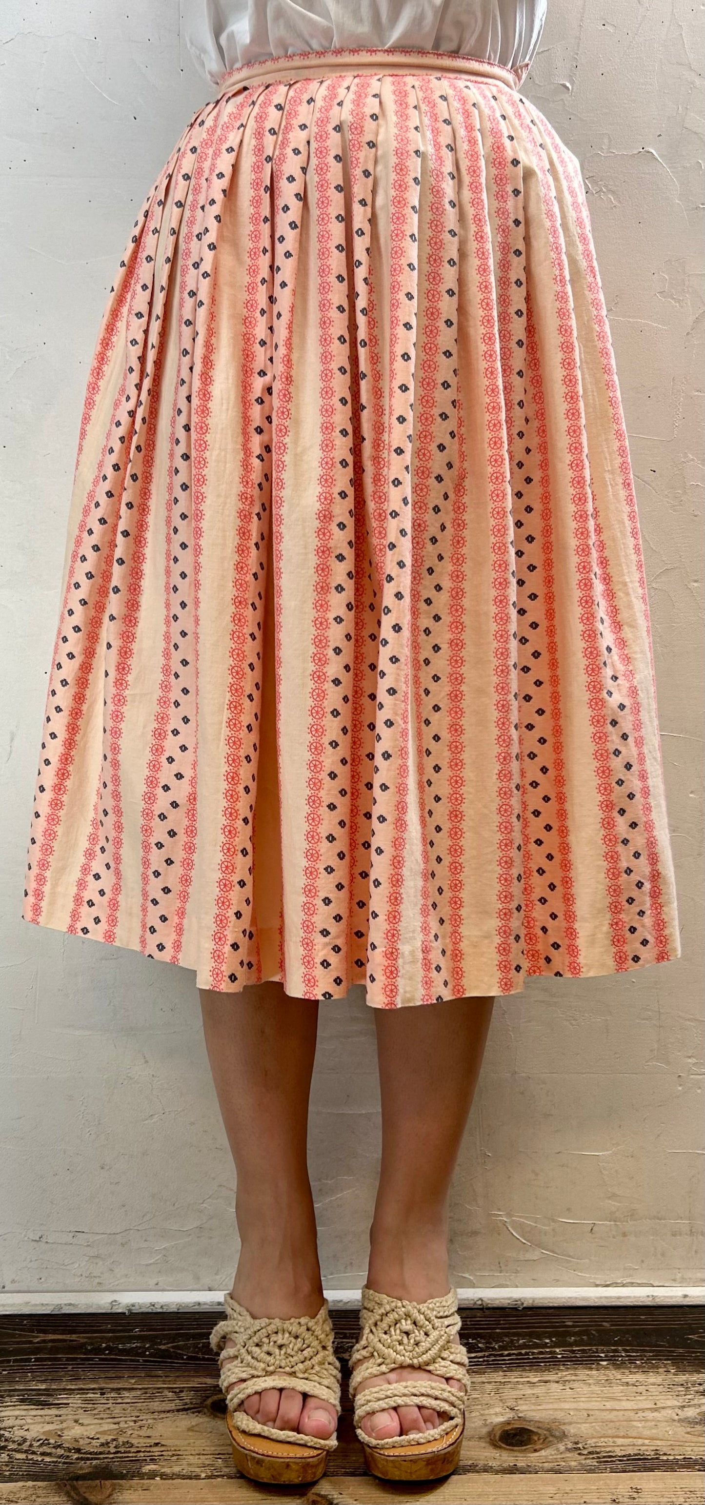 ’50s Vintage Skirt ［H28096]