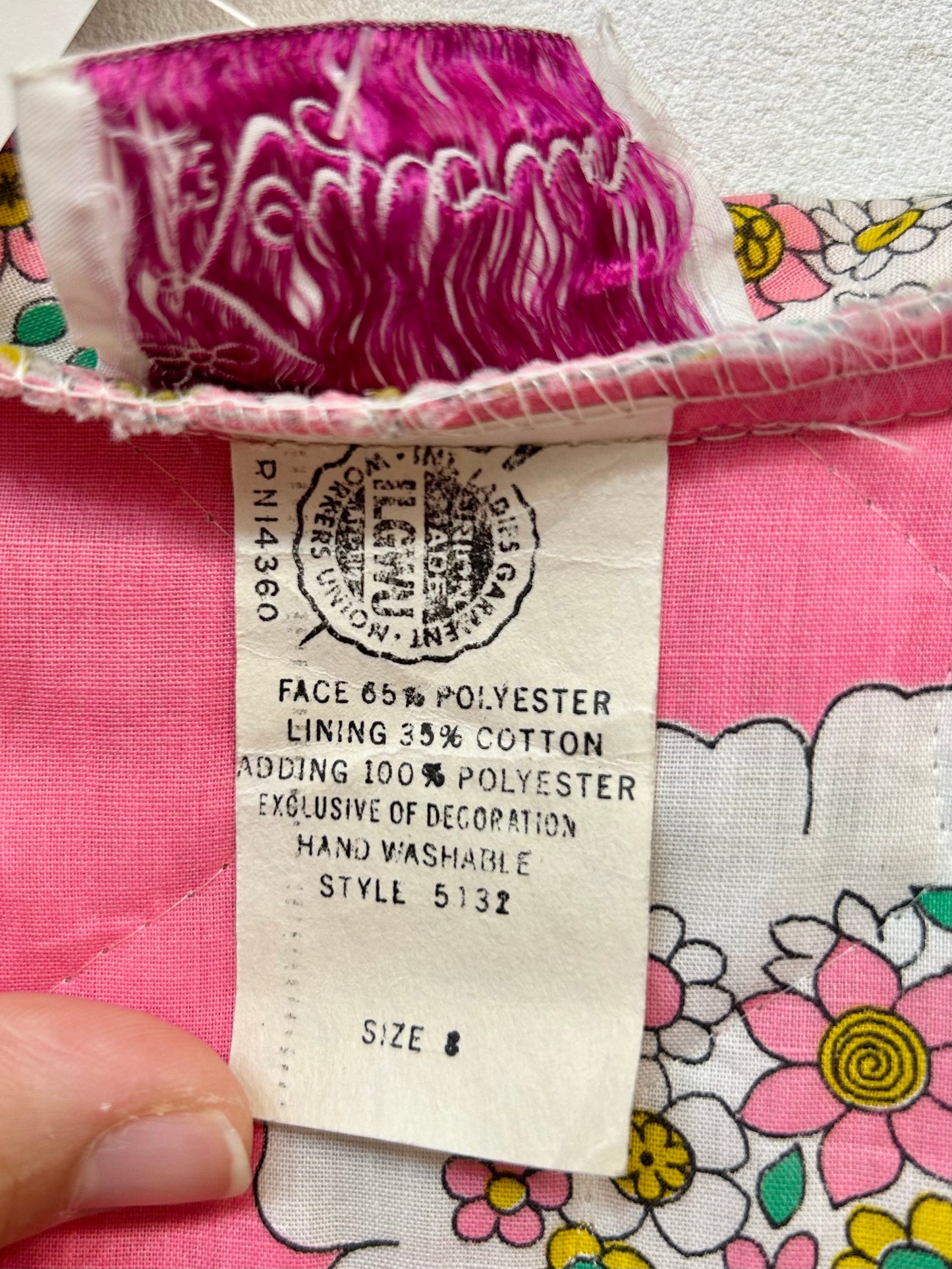 ’70s Quilting Dress  UNIONMADE [A25916]