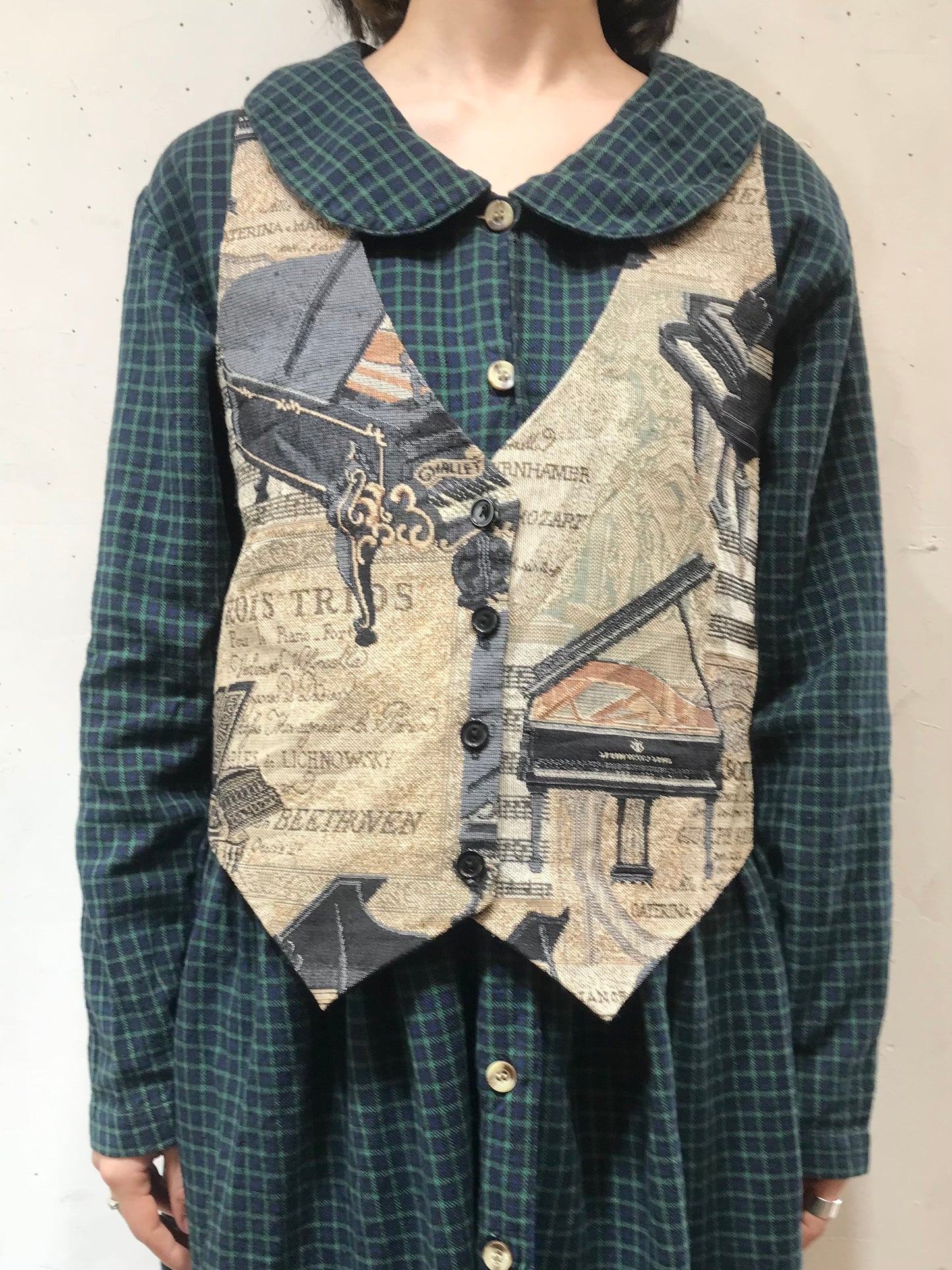 Vintage Gobelin Vest [A26091]