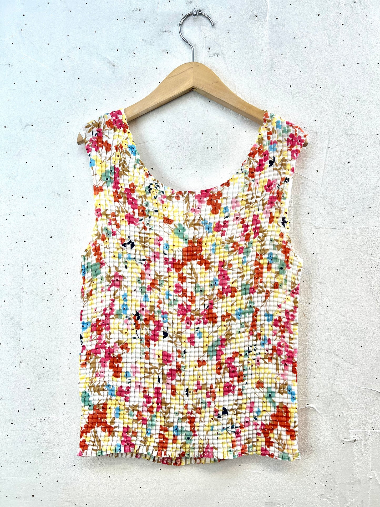 Vintage Pleats Tops [F30465]