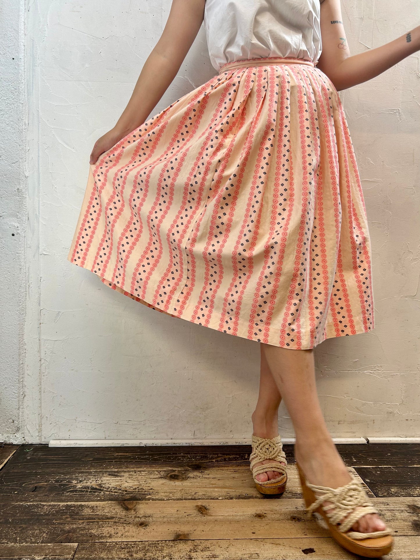 ’50s Vintage Skirt ［H28096]