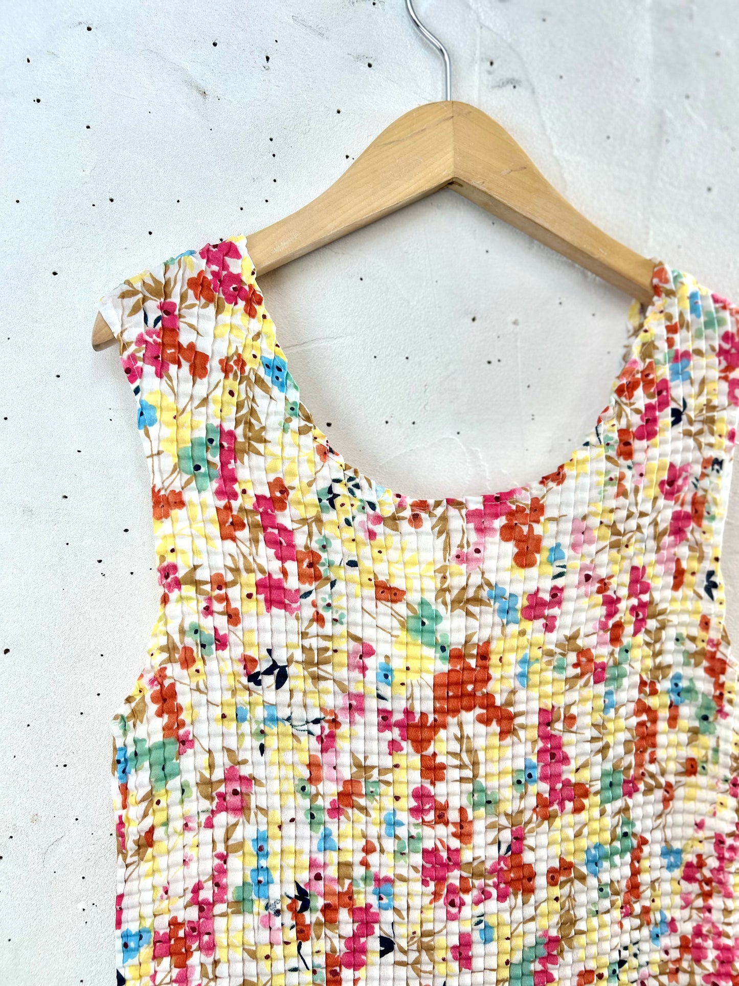 Vintage Pleats Tops [F30465]