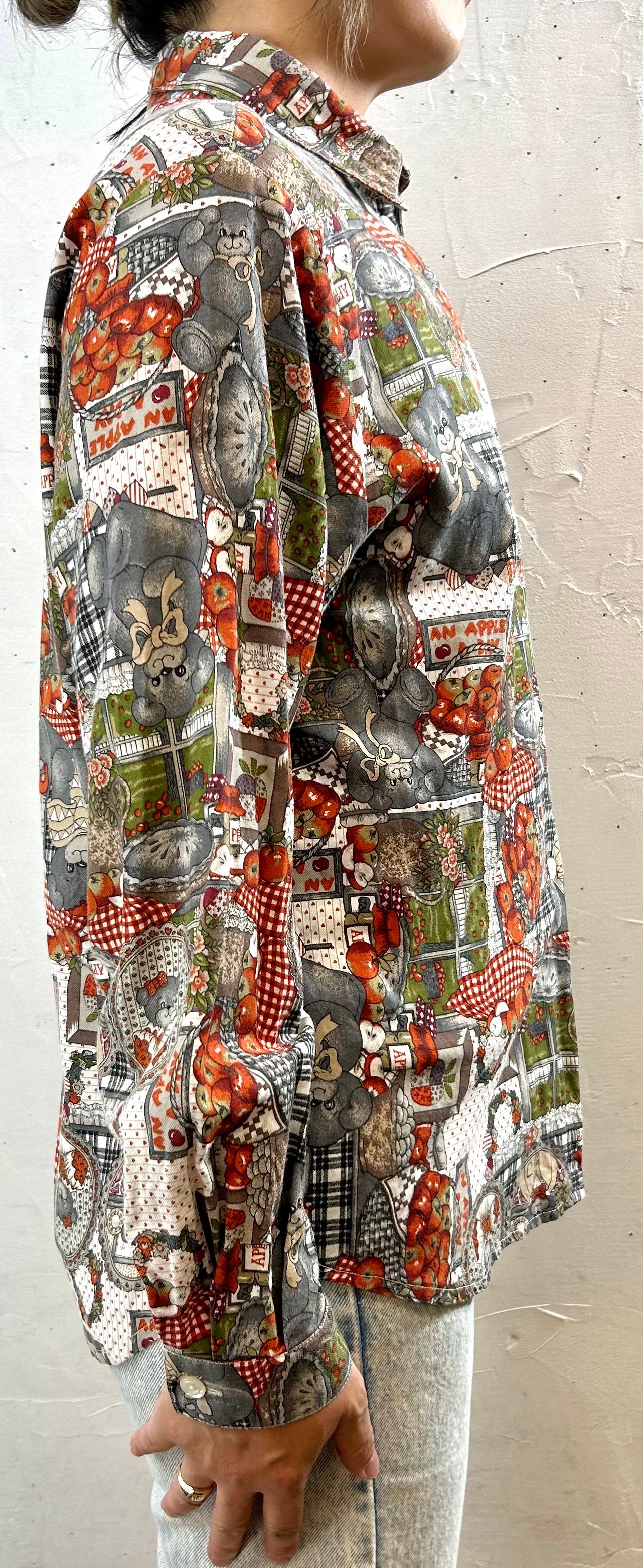 Vintage Shirt MADE IN ITALY  [H28287]