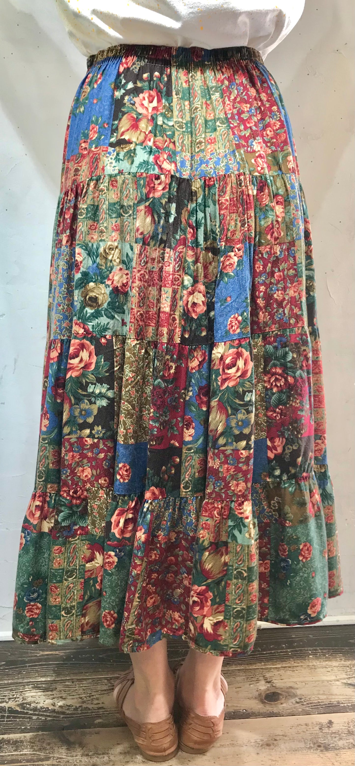 Vintage Tiered Skirt [H24776]