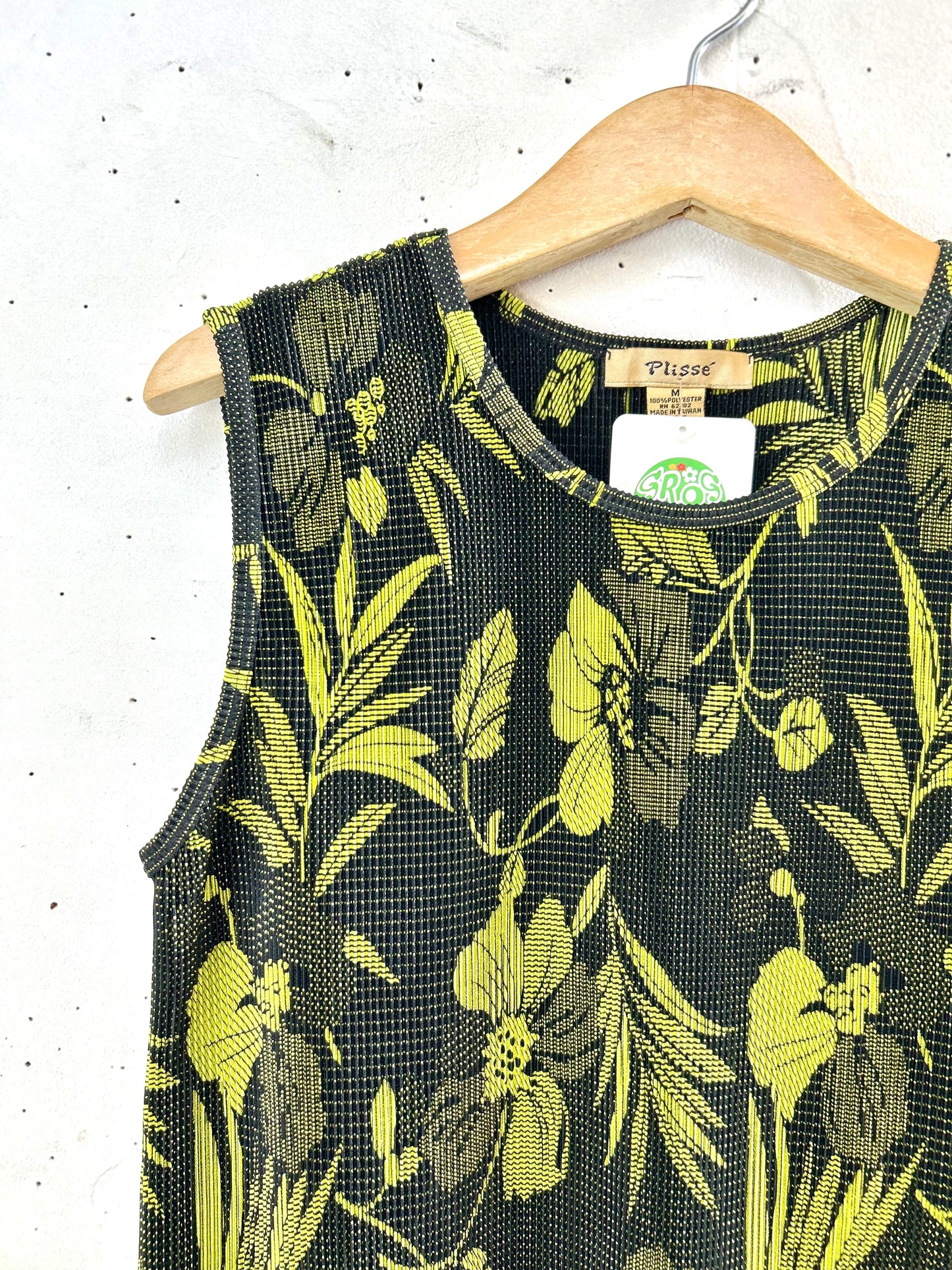 Vintage Pleats Tops [F30466]
