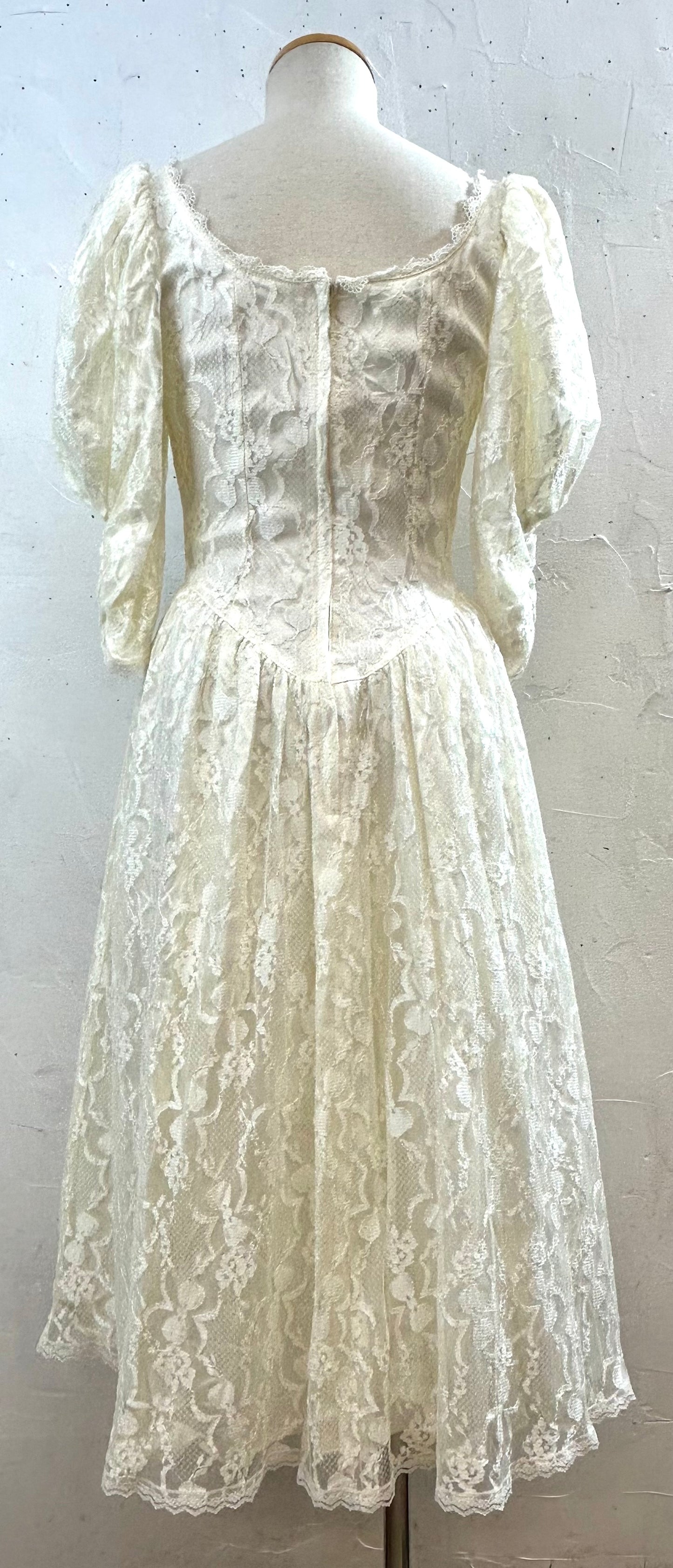 ’80s Vintage Dress 〜GUNNE SAX〜 [J28728]