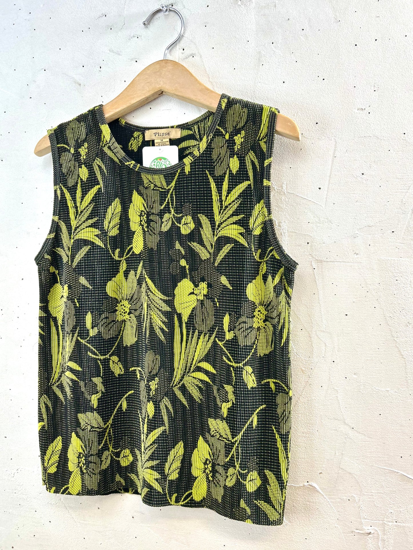 Vintage Pleats Tops [F30466]