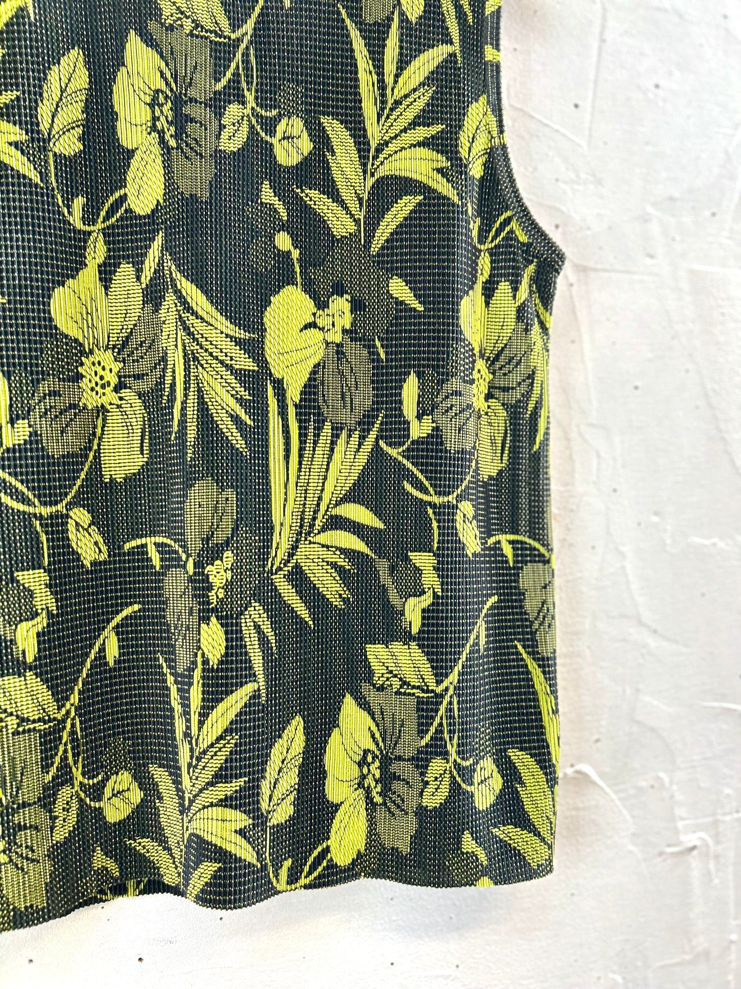 Vintage Pleats Tops [F30466]