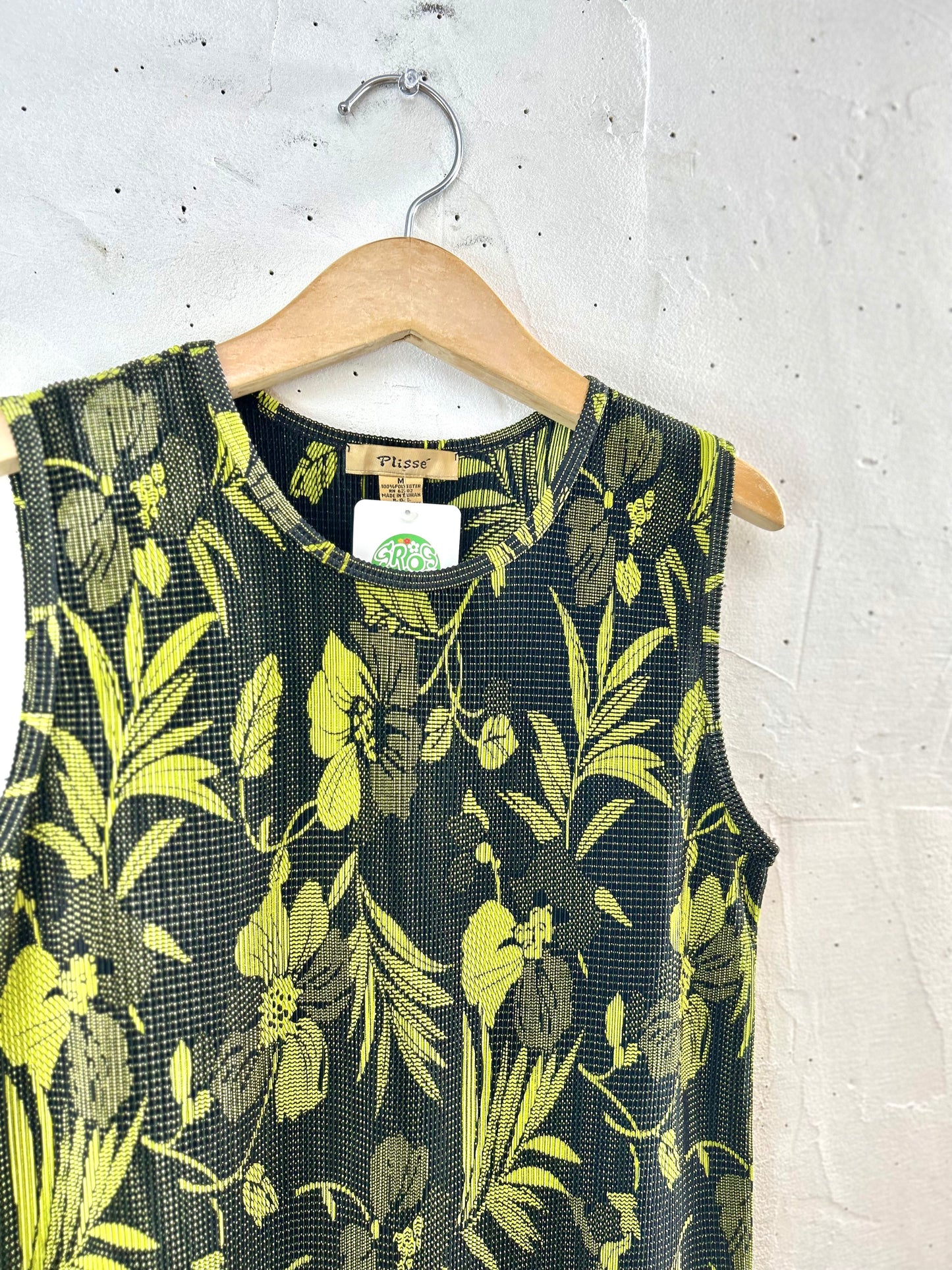 Vintage Pleats Tops [F30466]