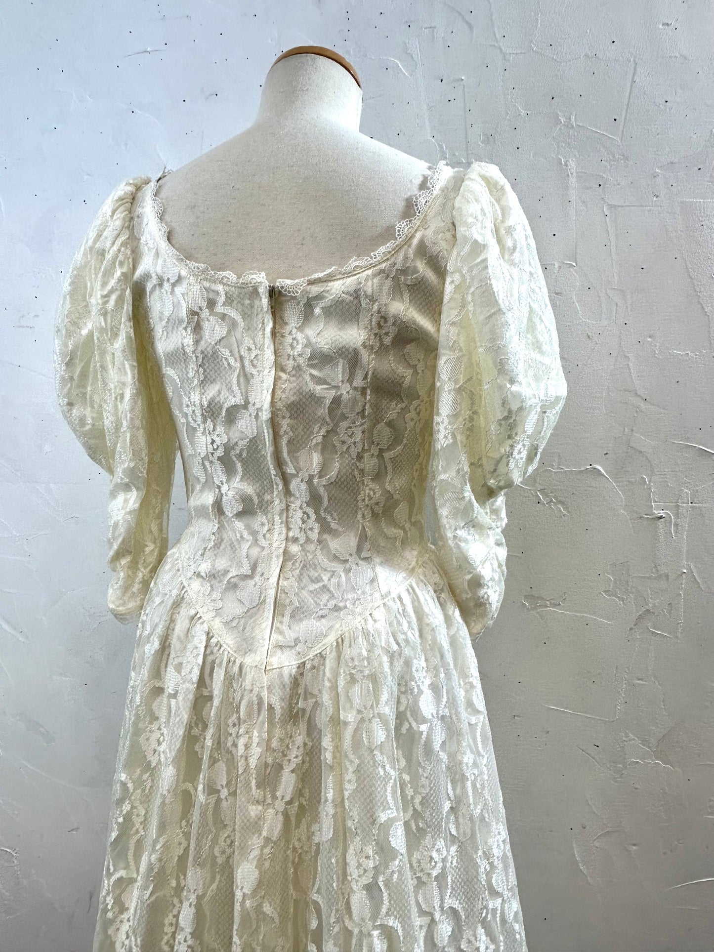 ’80s Vintage Dress 〜GUNNE SAX〜 [J28728]