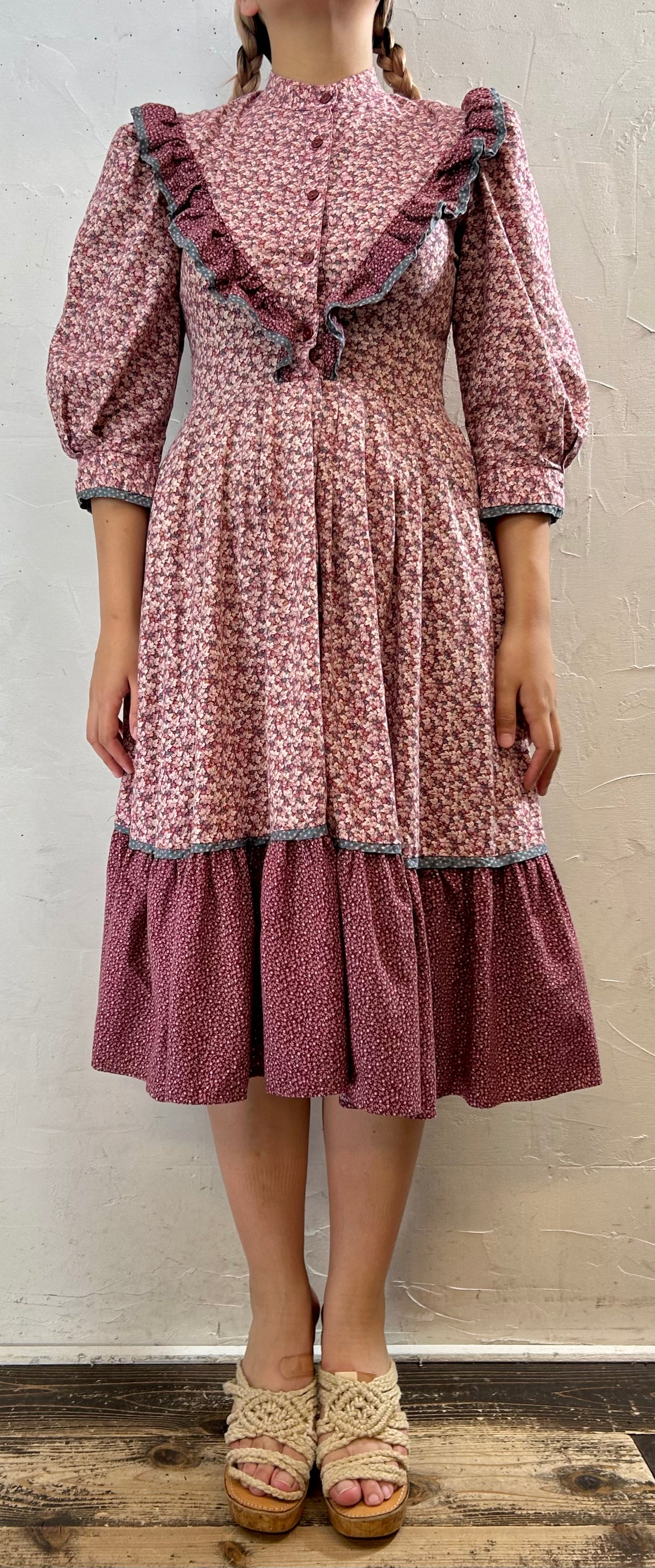 ’70s Vintage Dress 〜EKLEKTIC〜 [G27943]