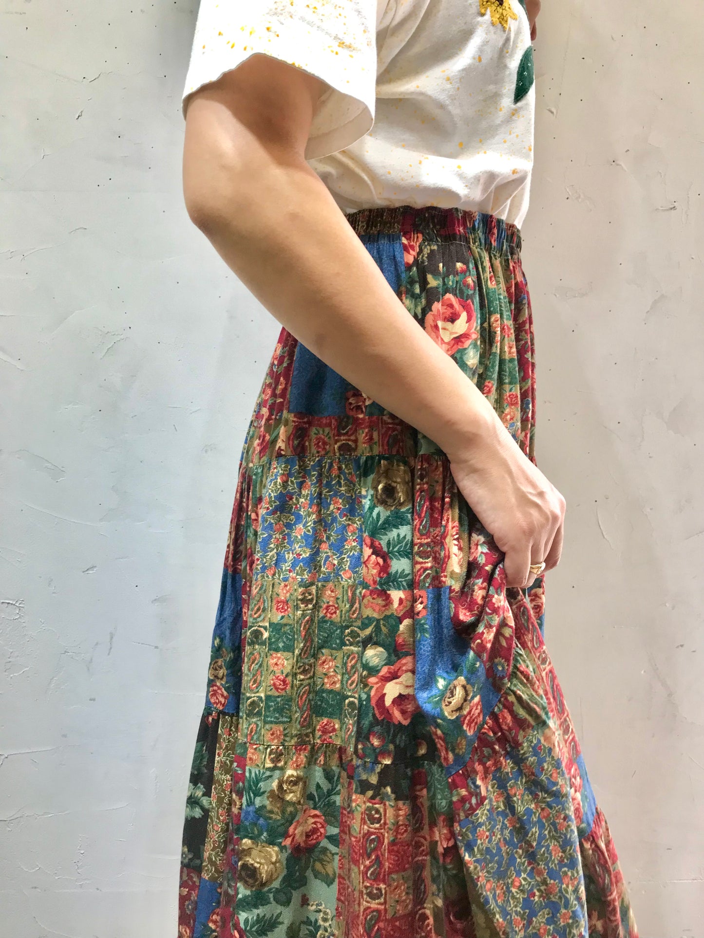 Vintage Tiered Skirt [H24776]