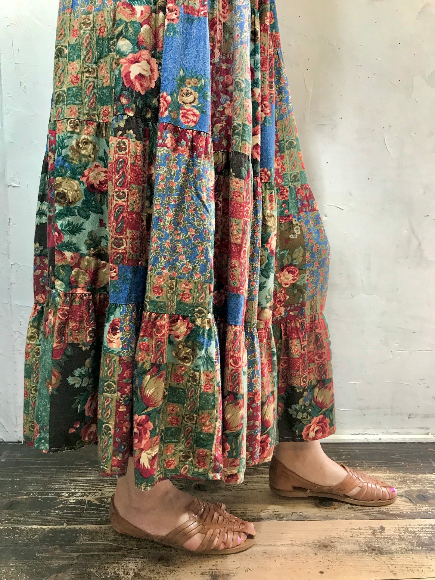 Vintage Tiered Skirt [H24776]