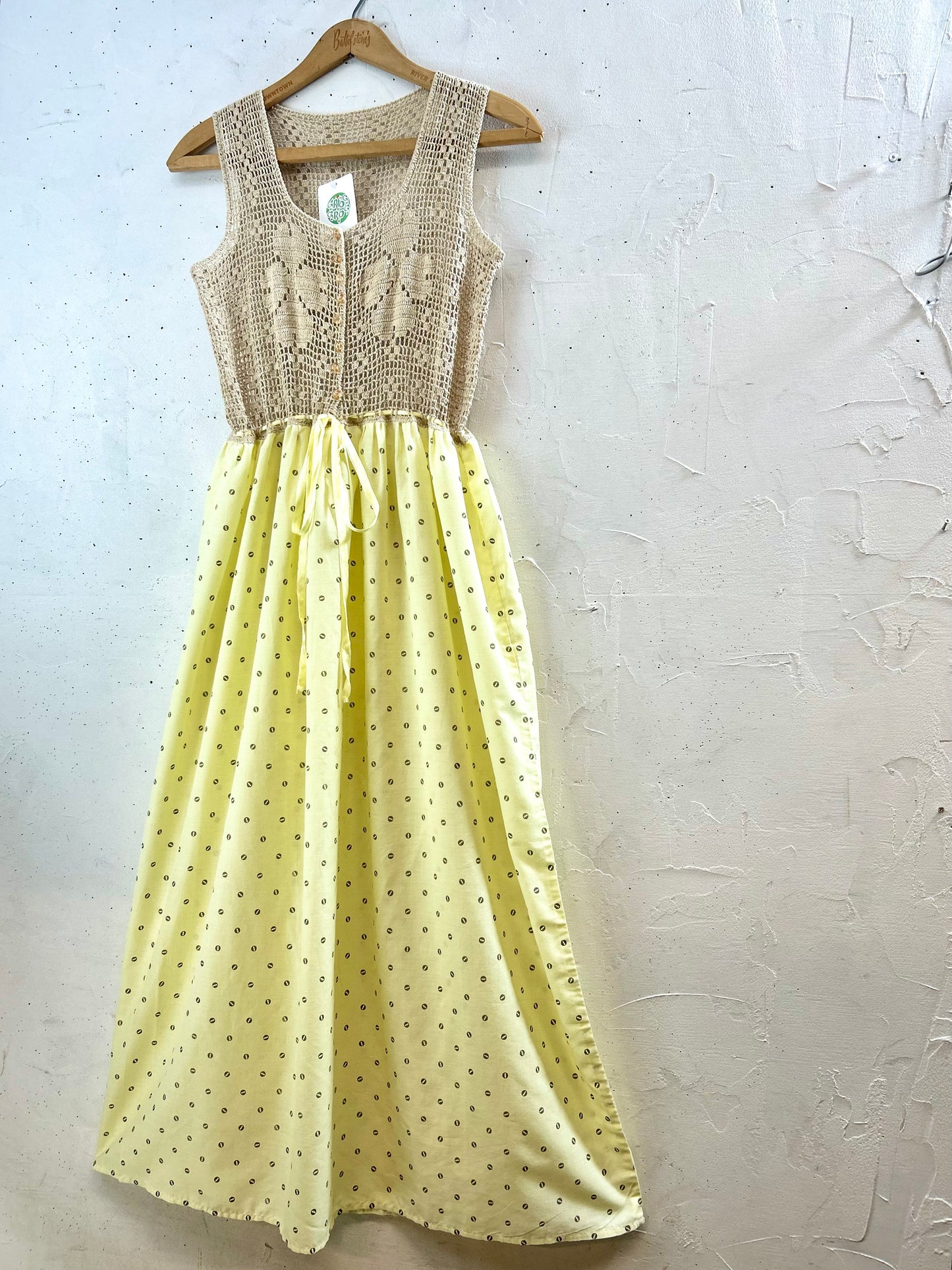 Vintage Crochet Knit Dress [G30698]