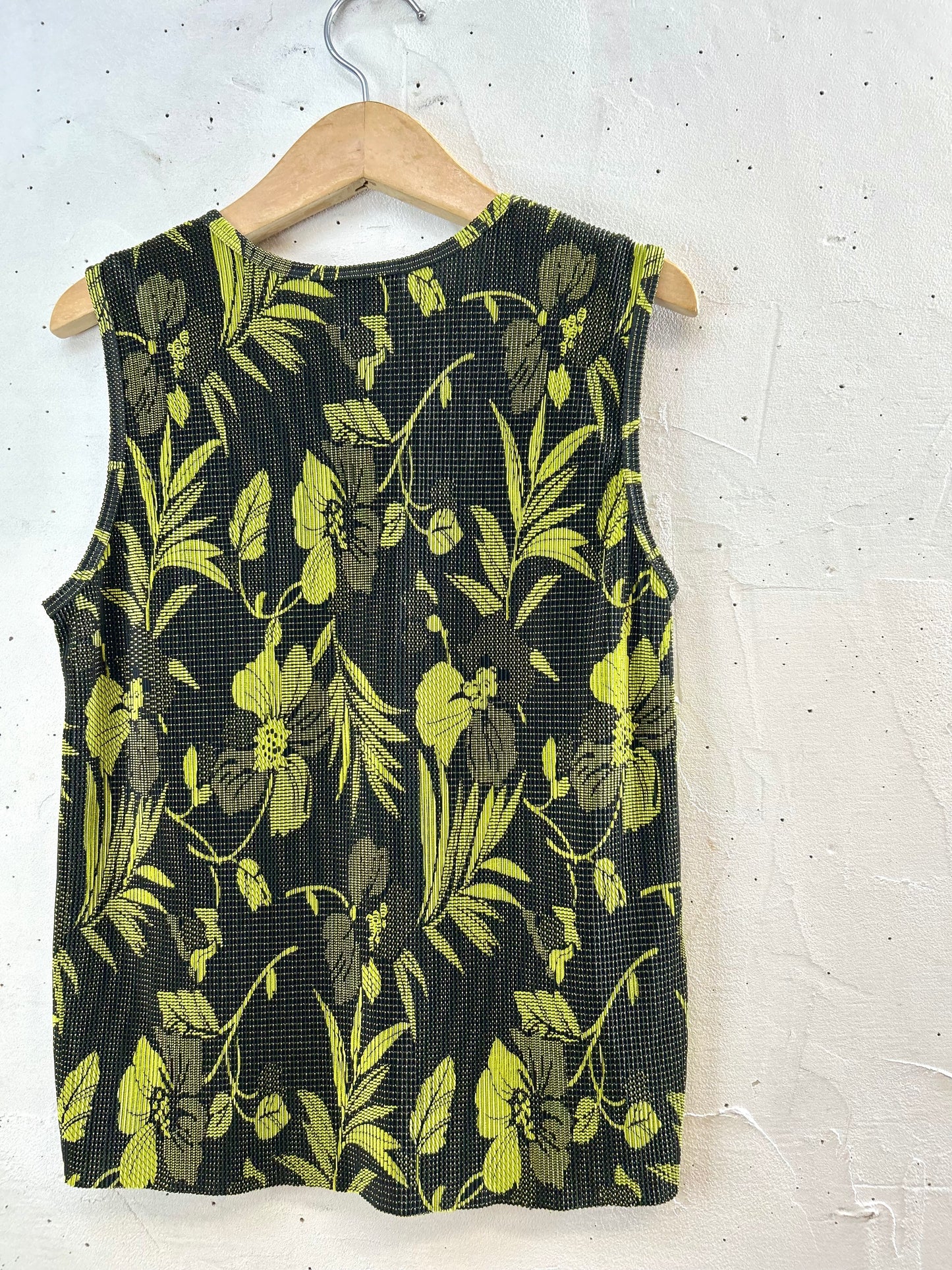 Vintage Pleats Tops [F30466]