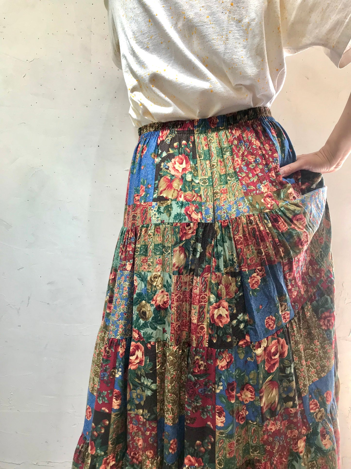 Vintage Tiered Skirt [H24776]