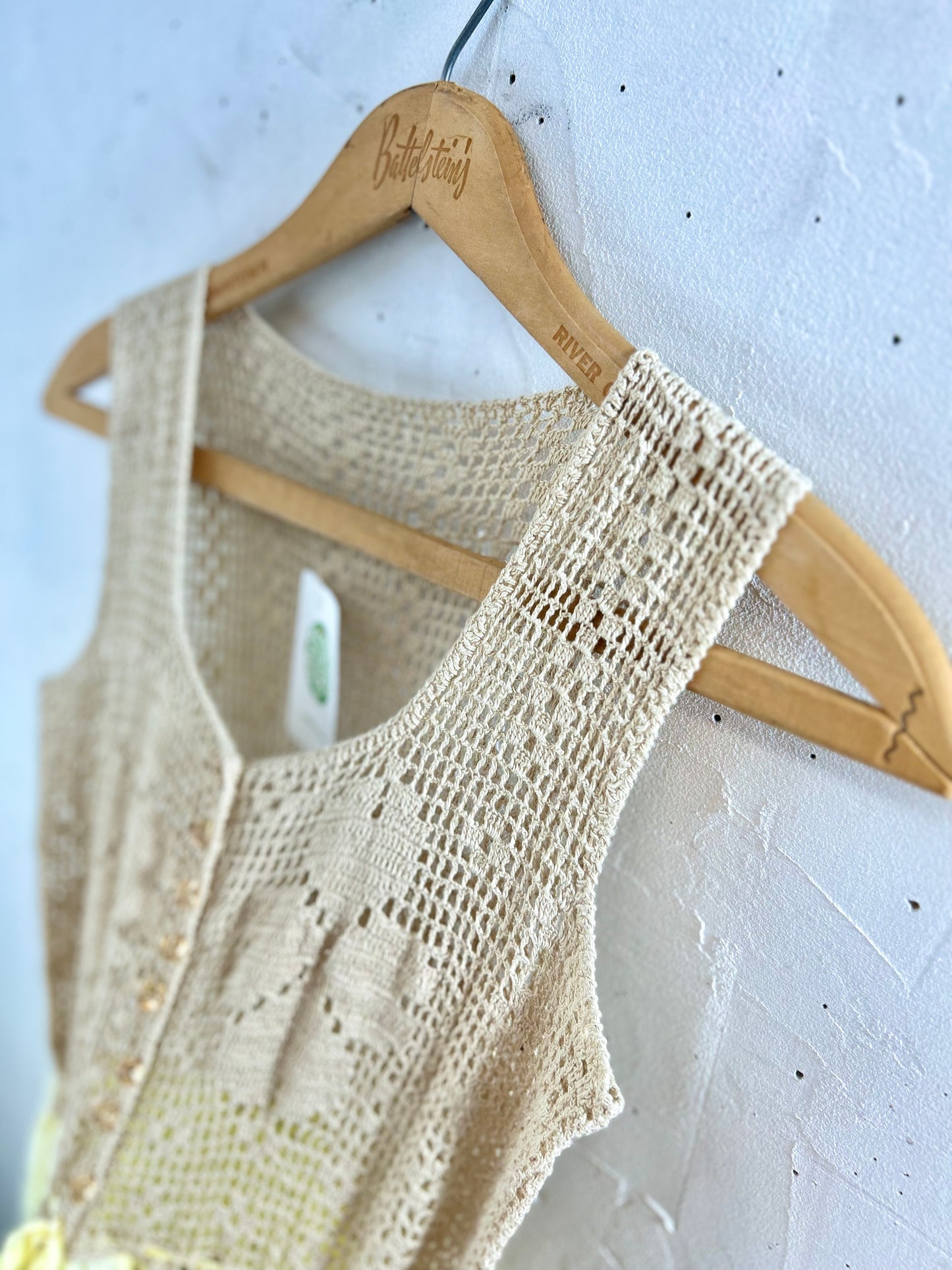 Vintage Crochet Knit Dress [G30698]