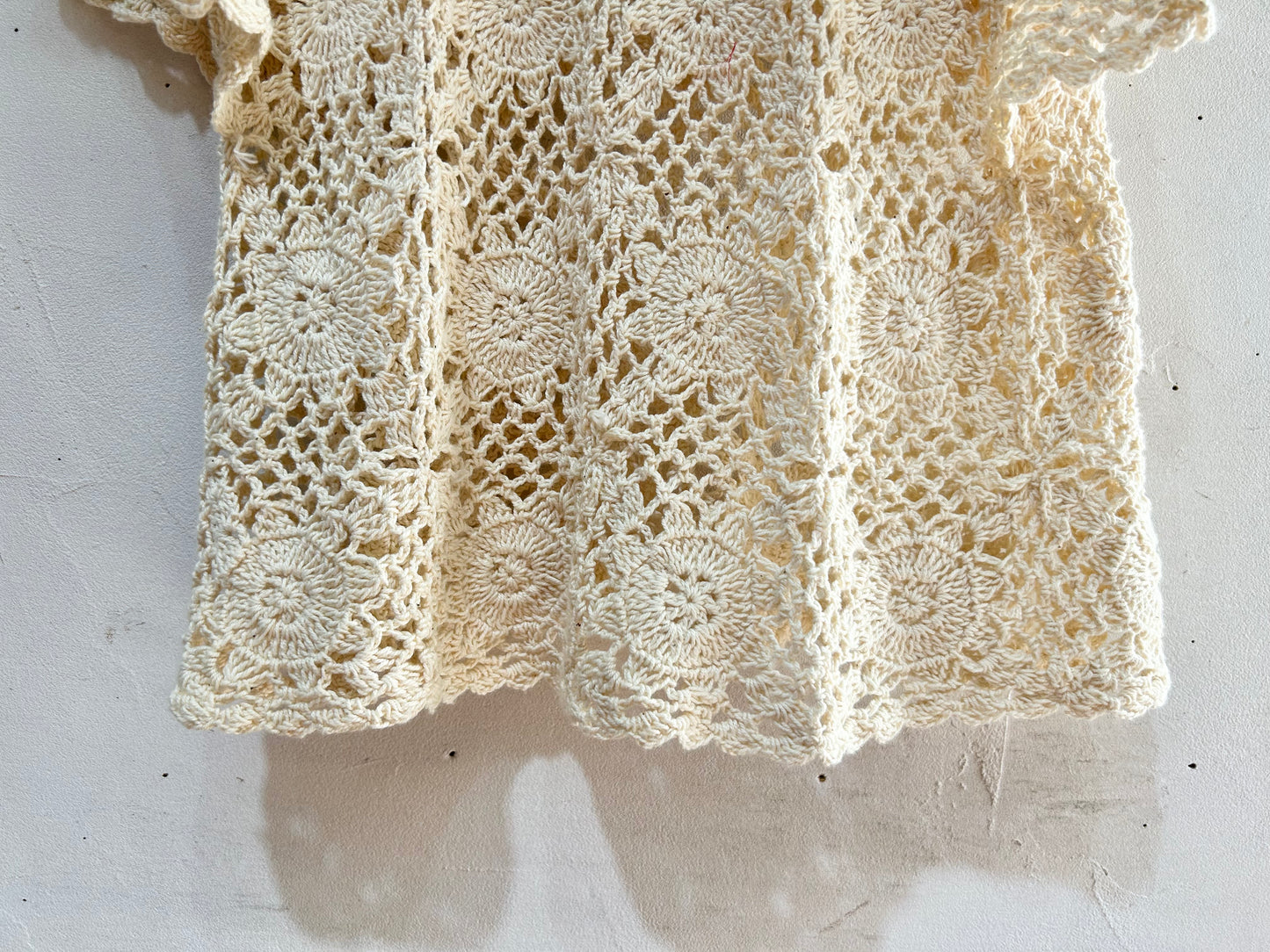 Vintage Hand Crafted Cotton Knit [I25016]