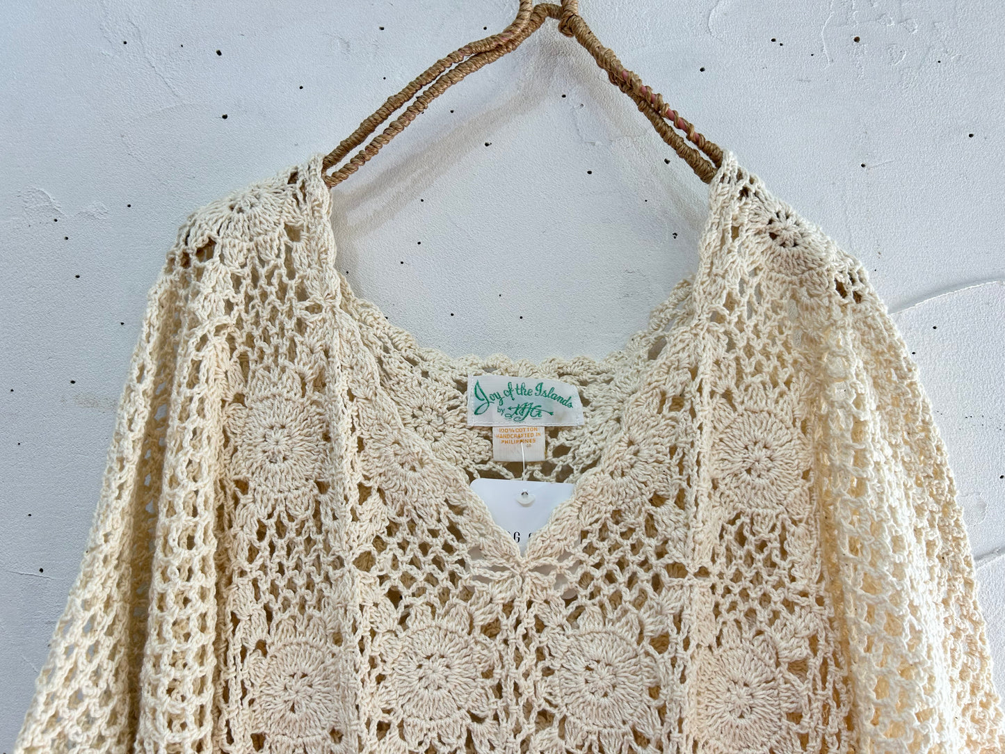 Vintage Hand Crafted Cotton Knit [I25016]