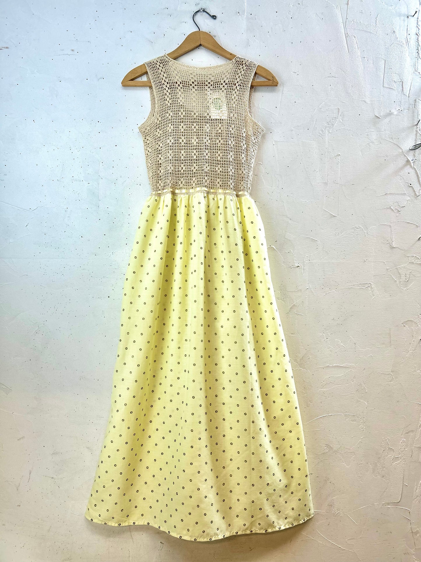 Vintage Crochet Knit Dress [G30698]