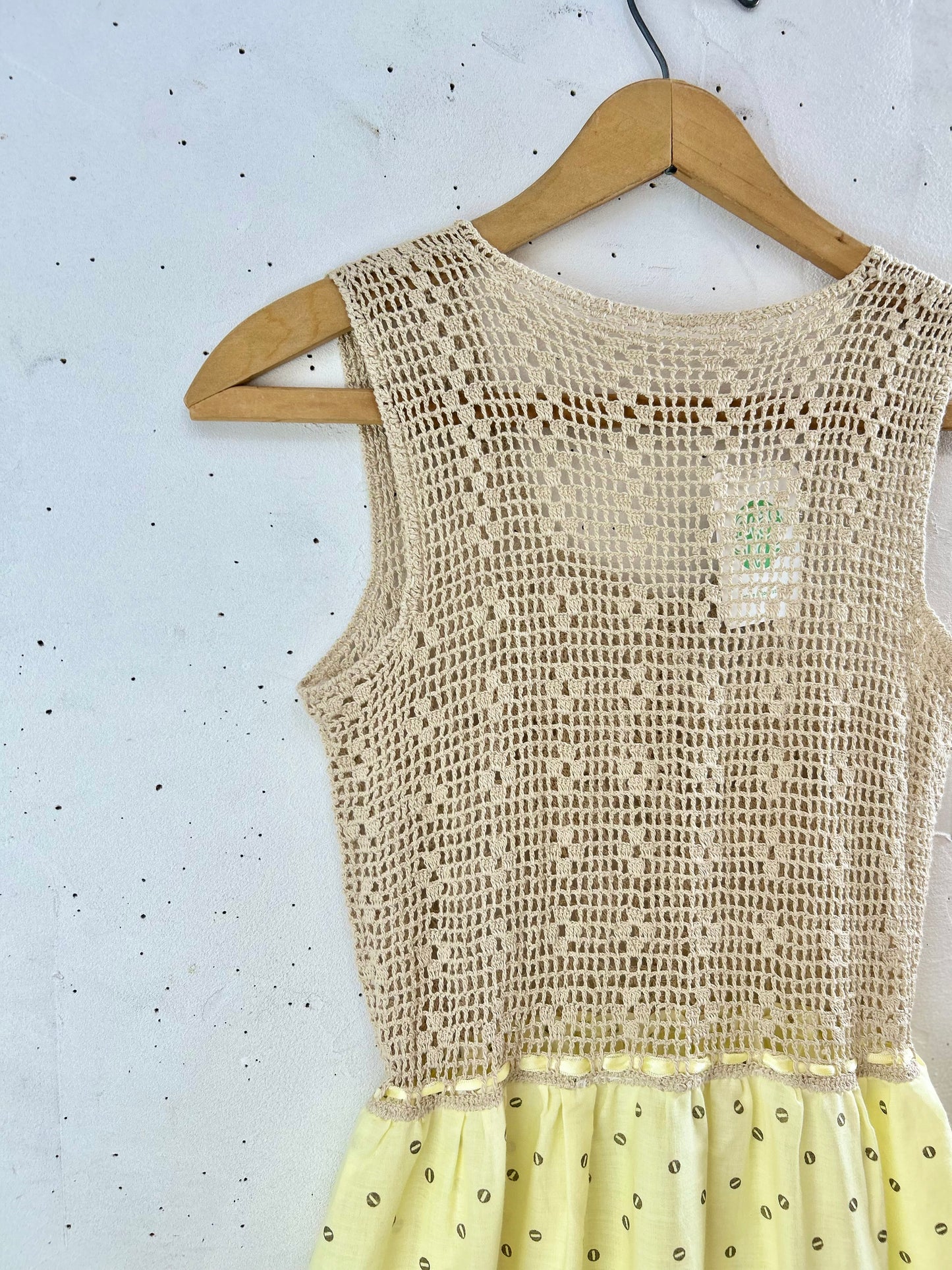 Vintage Crochet Knit Dress [G30698]