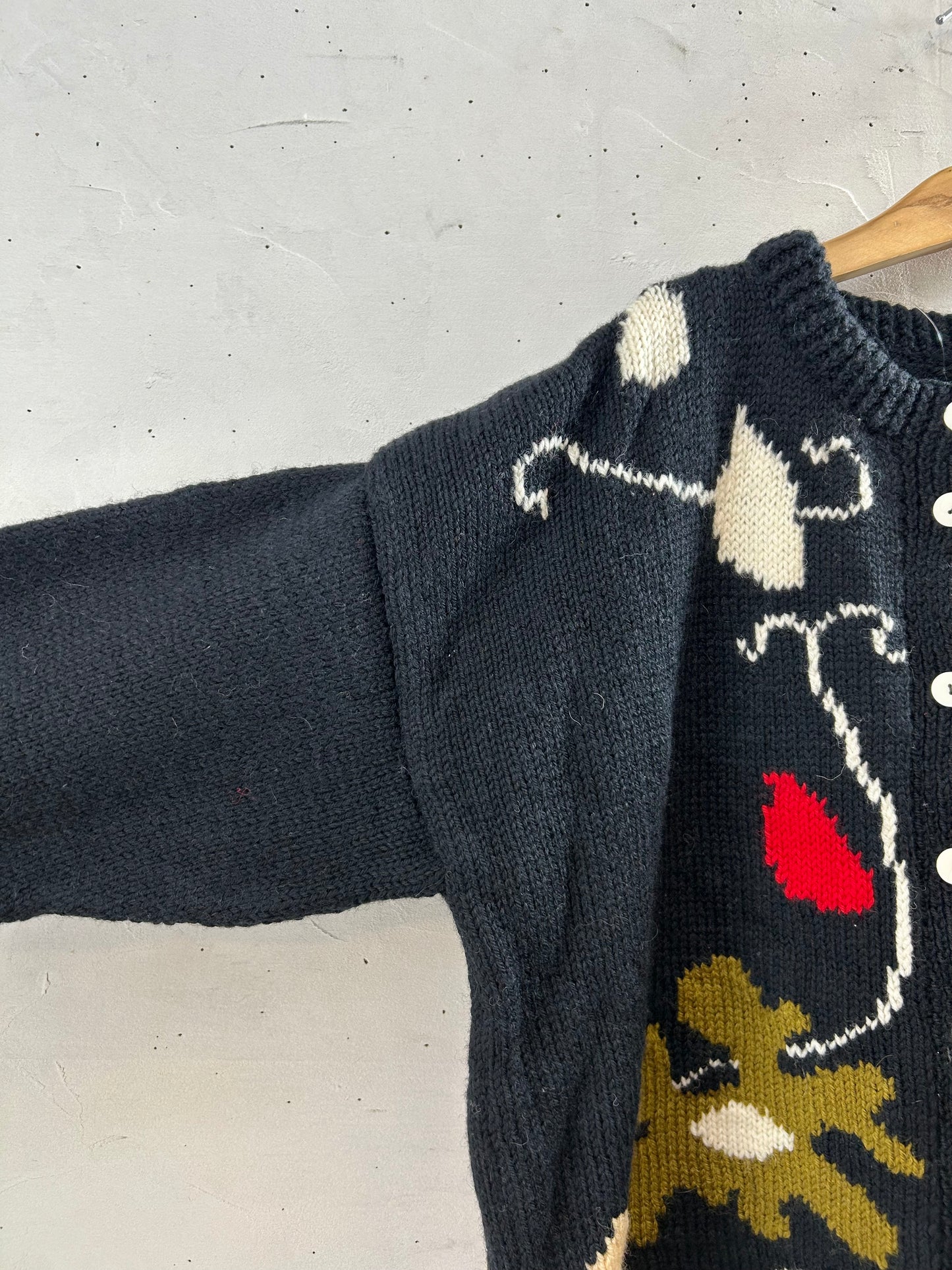 Vintage Hand Knit Cardigan [I28515]