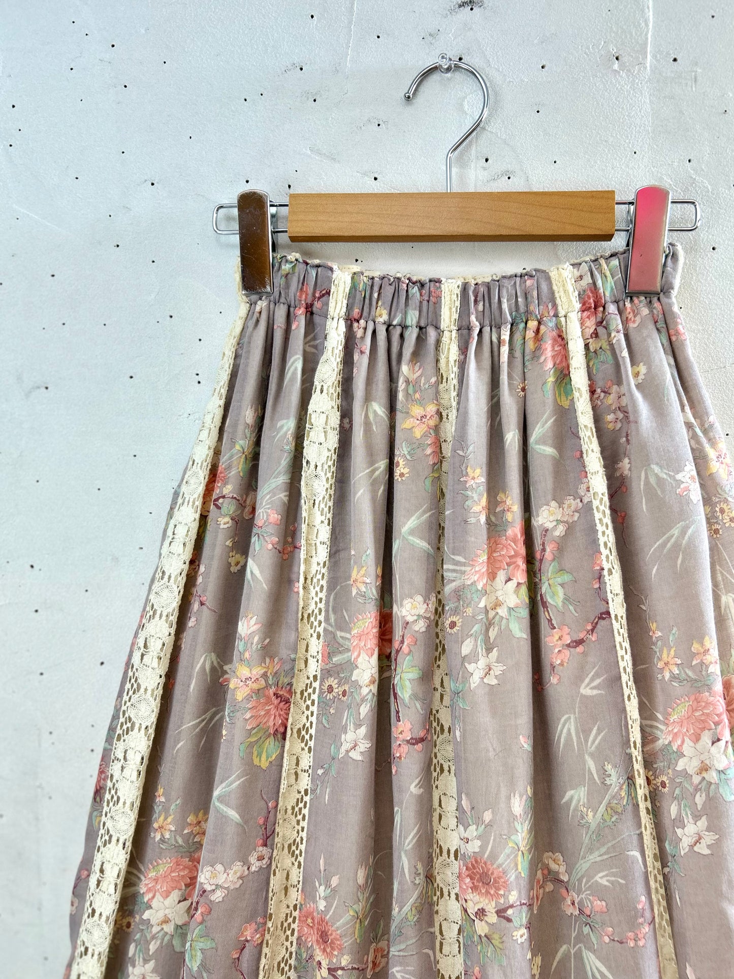'70s Vintage Tiered Skirt [D30032]