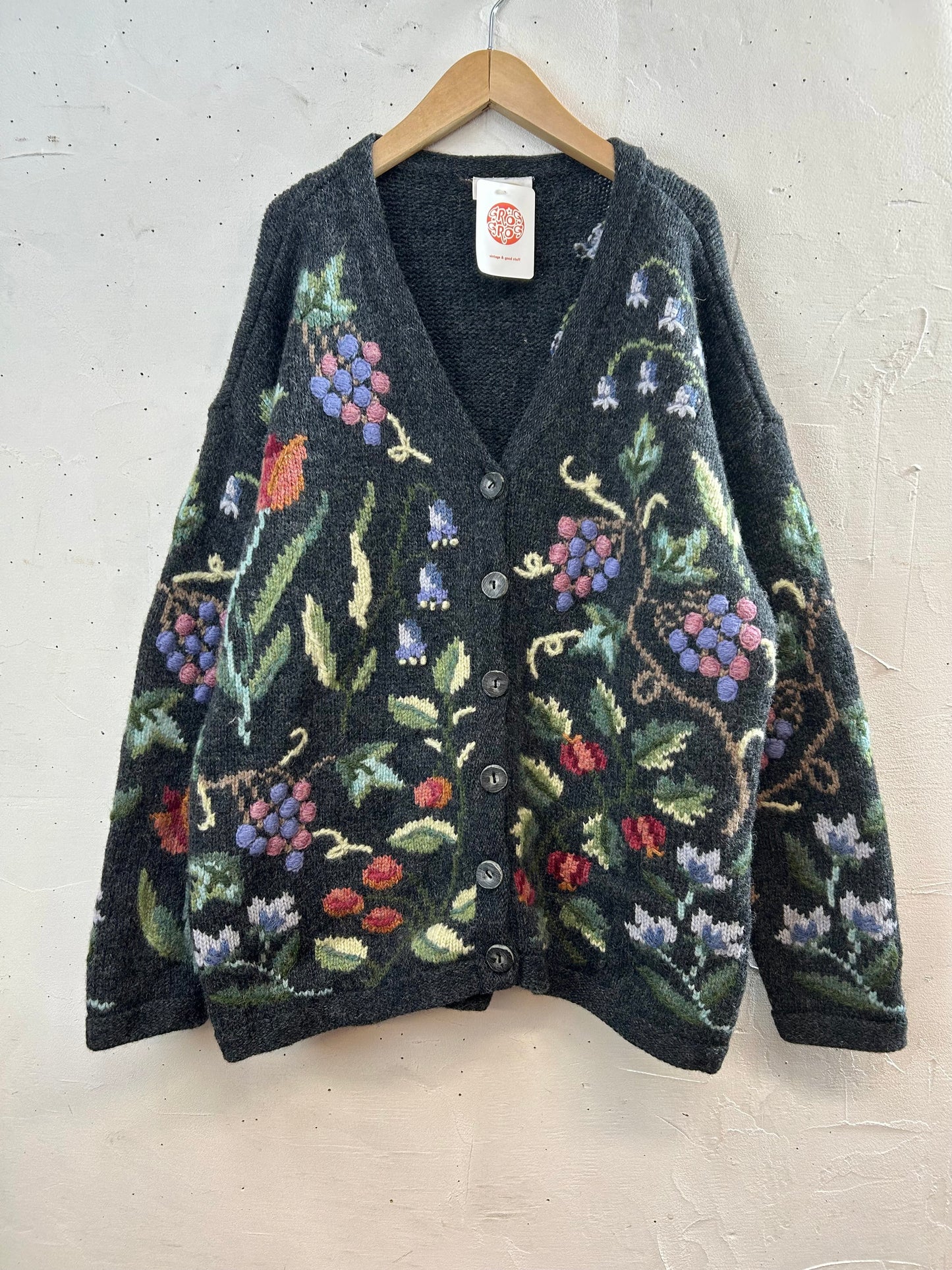 Vintage Hand Knit Cardigan 〜Talbots〜 [A29394]