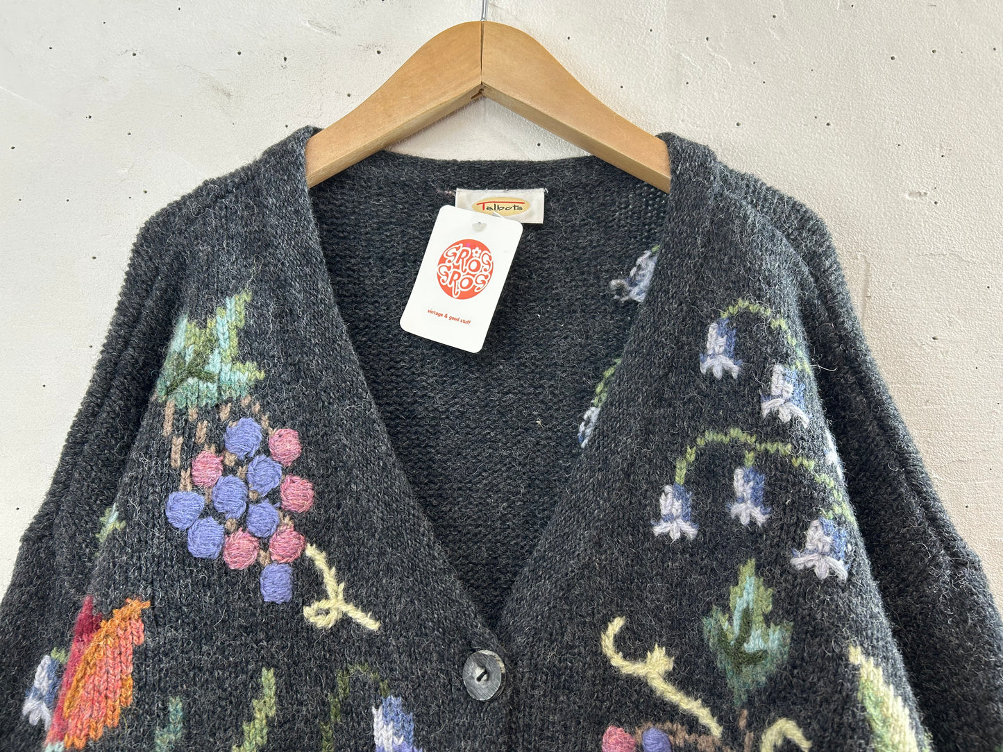 Vintage Hand Knit Cardigan 〜Talbots〜 [A29394]