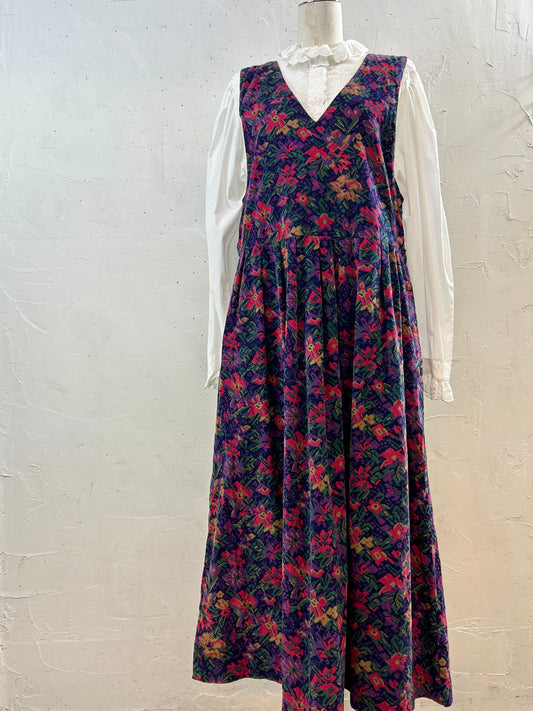 Vintage Corduroy Over Dress 〜BRyN CONNelly〜 [I28514]