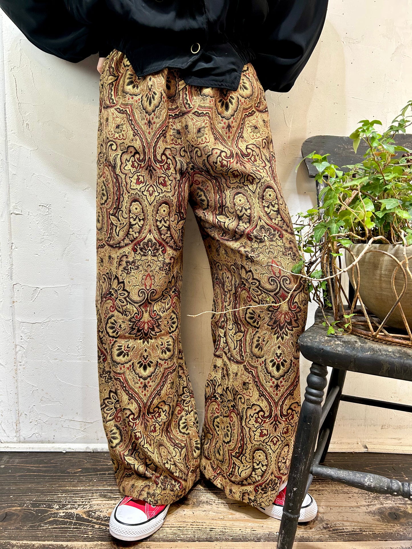 Vintage Rug Wide Pants 〜Amy Nina〜 [J25393]