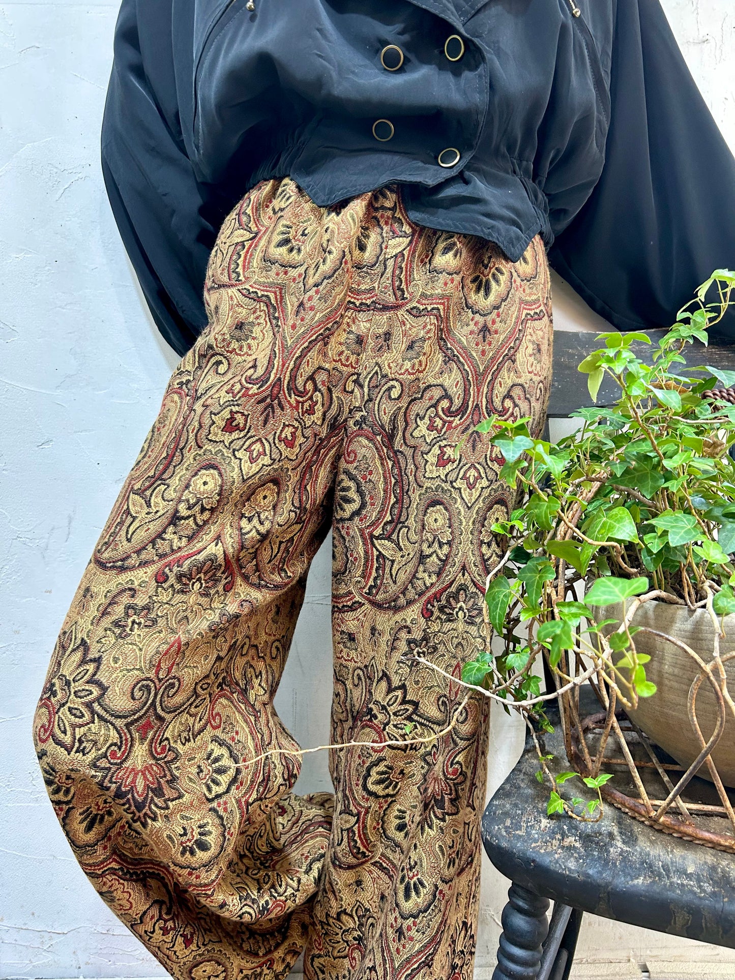 Vintage Rug Wide Pants 〜Amy Nina〜 [J25393]