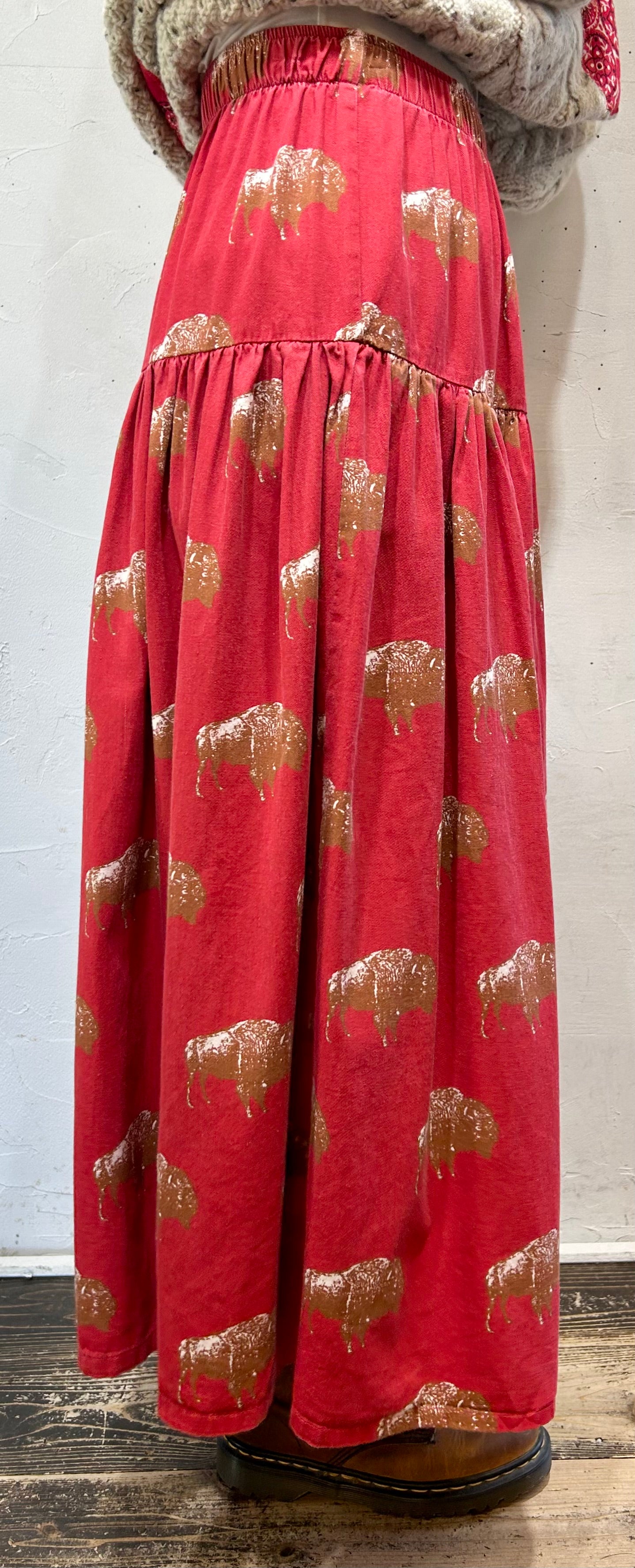 Vintage Tiered Skirt MADE IN USA [K25689]