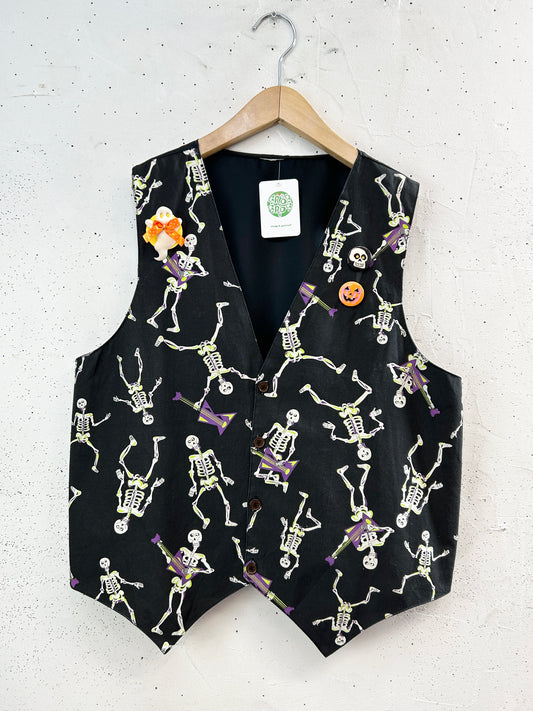 Vintage Halloween Vest [J34345]