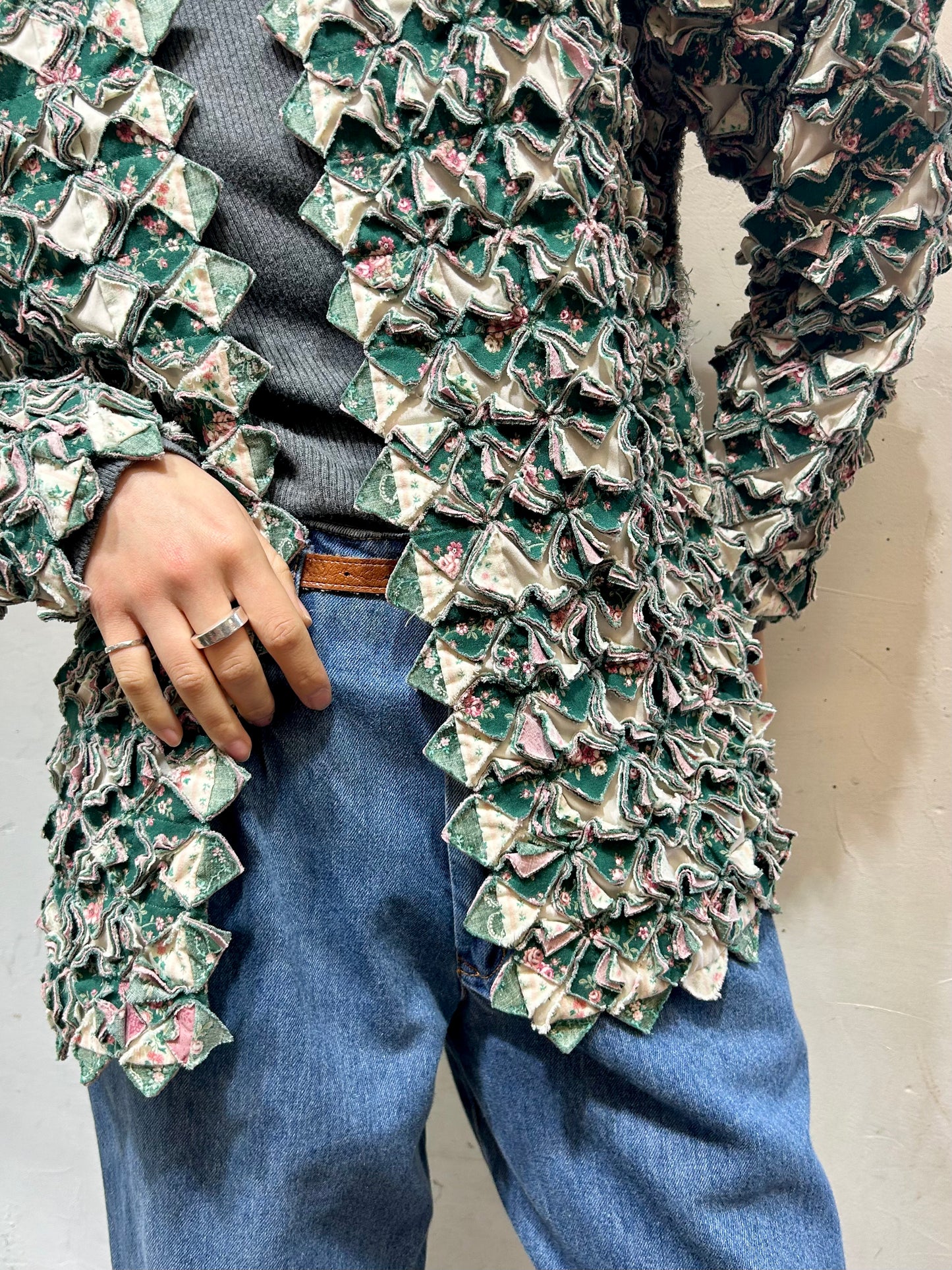 Vintage Slash Quilt Jacket [A25914]