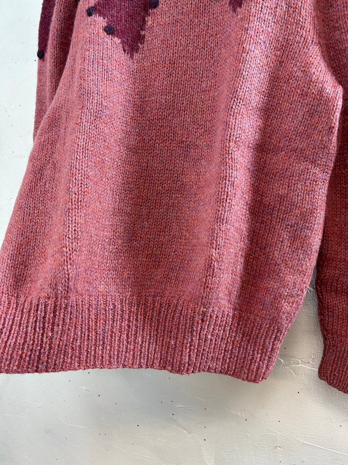 '80s Vintage Hand Knit Sweater 〜SUSAN BRISTOL〜 [A29393]