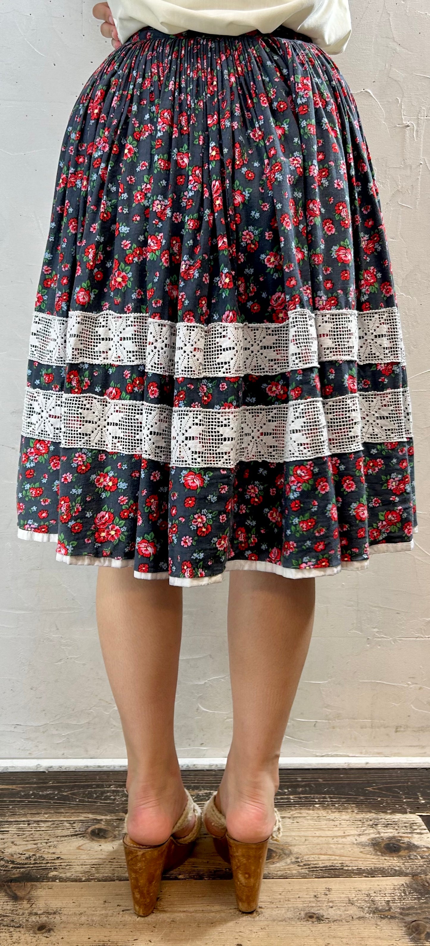 Vintage Tiered Skirt [G27939]